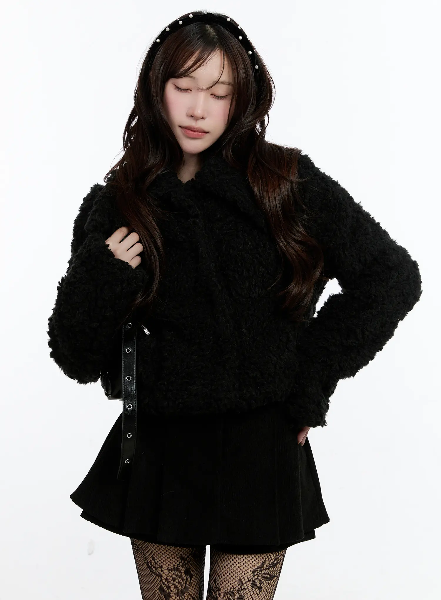 Cozy Faux Fur Sherpa Jacket CN525 - Image 2