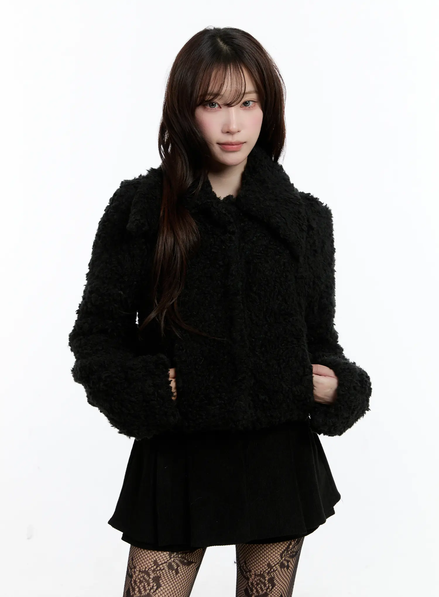 Cozy Faux Fur Sherpa Jacket CN525 - Image 7