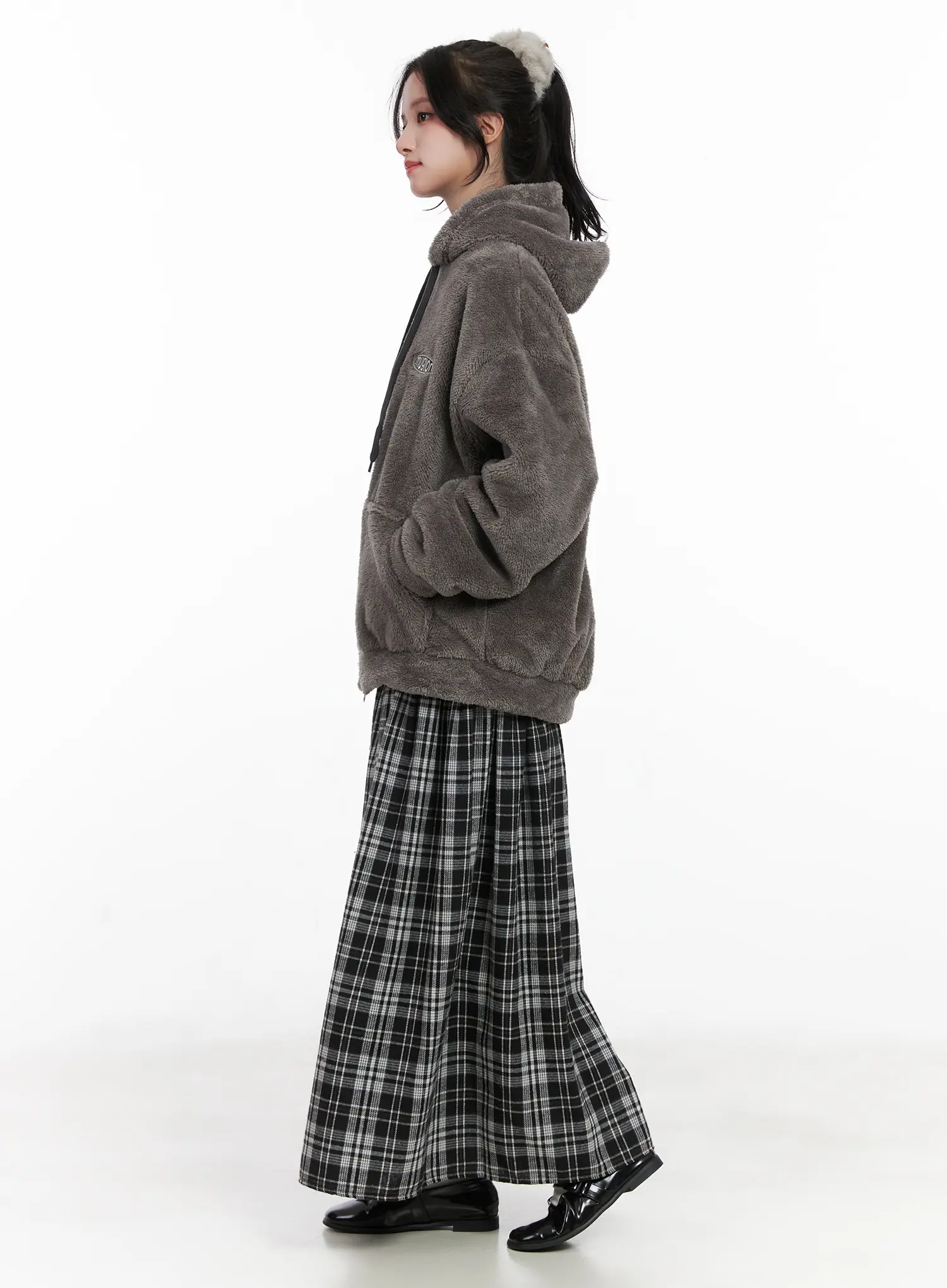 Cozy Fleece Zip-Up Hoodie CN527 - Image 4