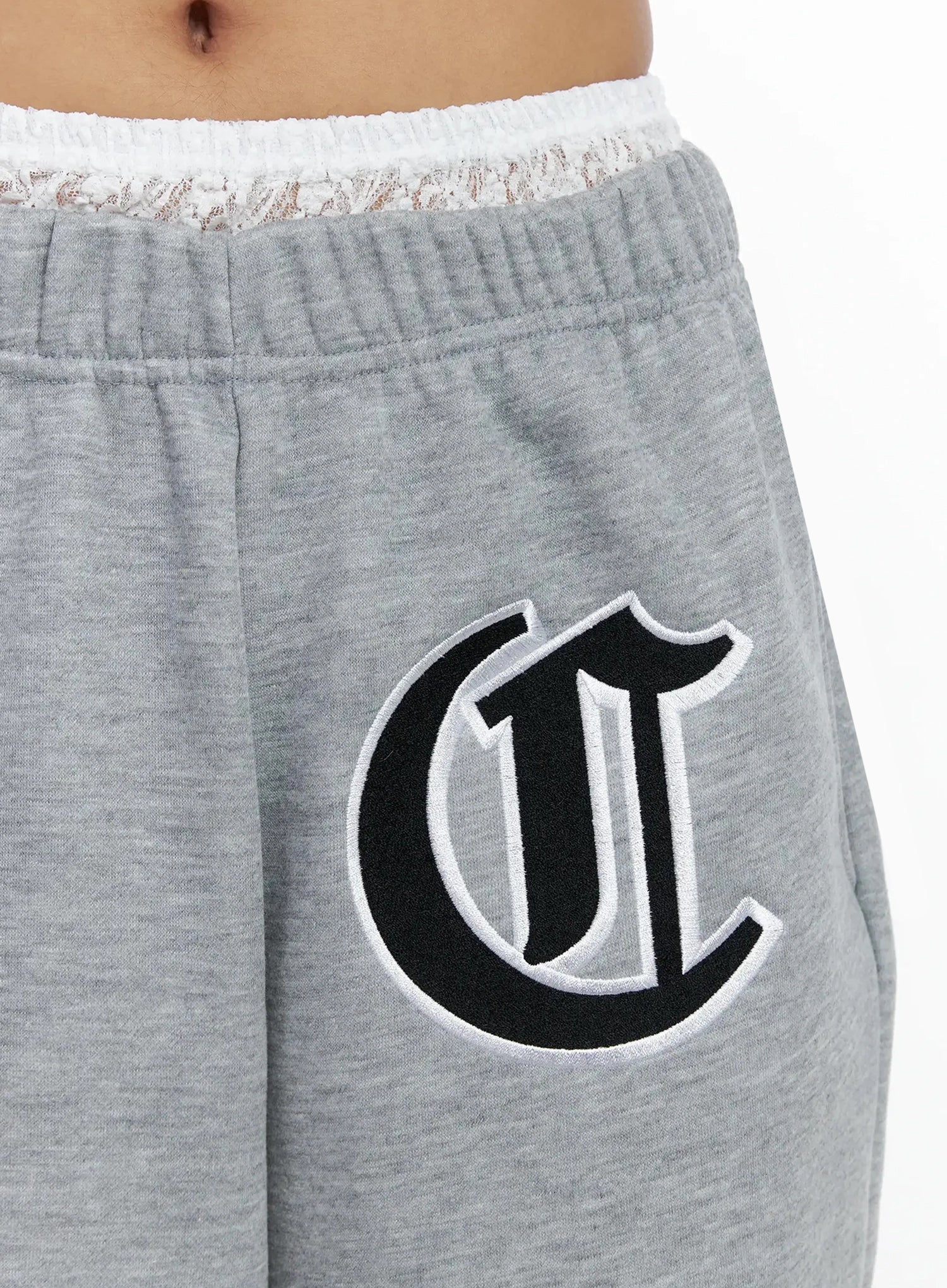 Cozy Graphic Thermal Wide-Leg Sweatpants IN528 - Image 5
