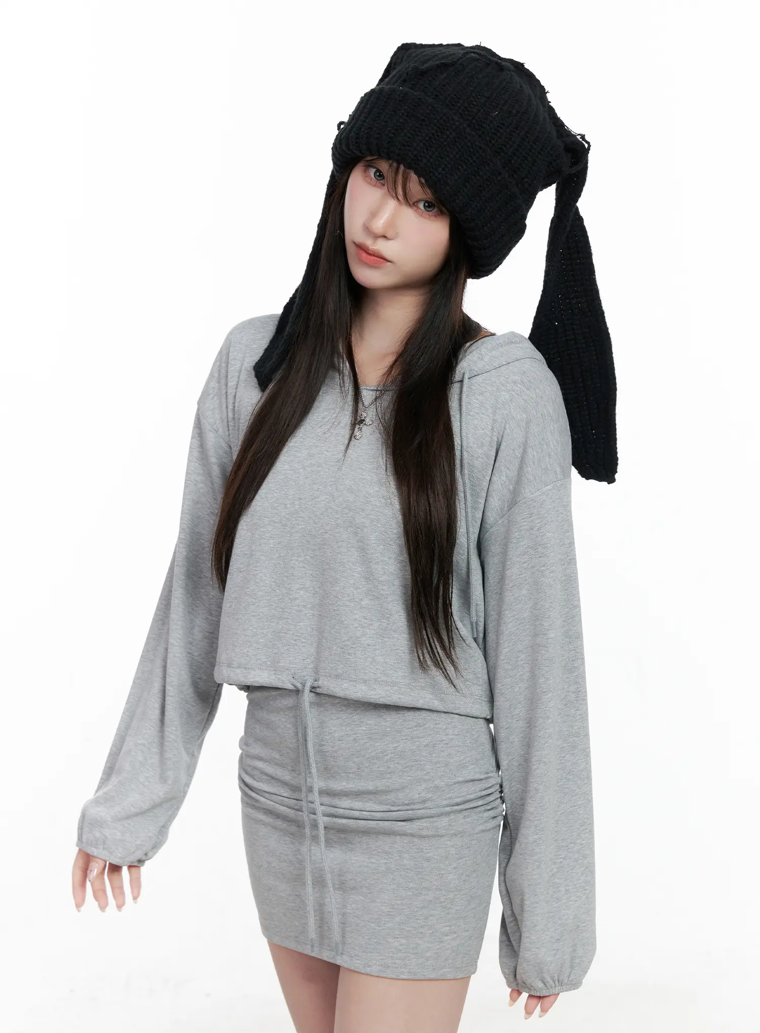 Cozy Hoodie and Skirt Co-ord CO521 - Image 12