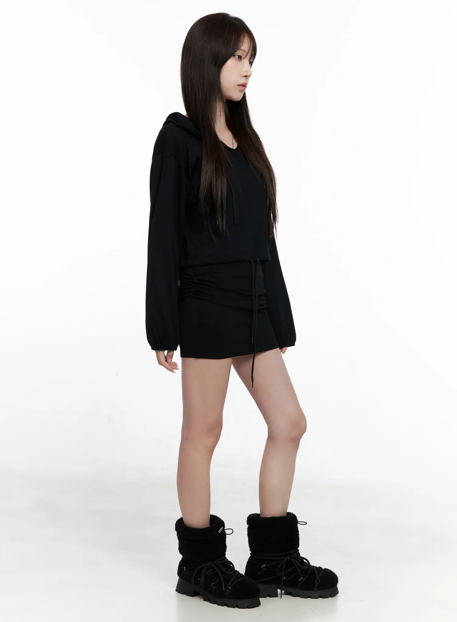Cozy Hoodie and Skirt Co-ord CO521 - Image 14
