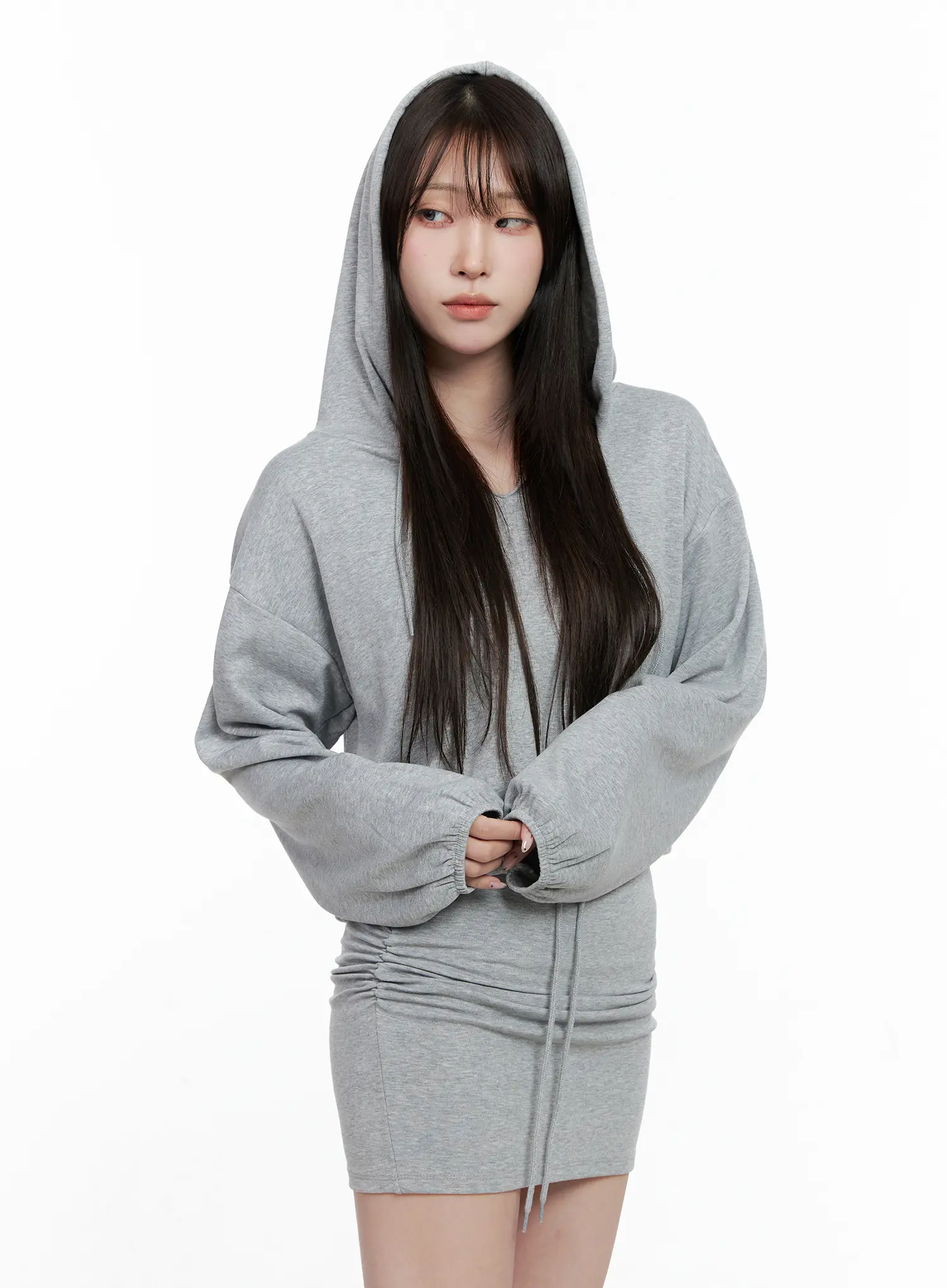 Cozy Hoodie and Skirt Co-ord CO521 - Image 5