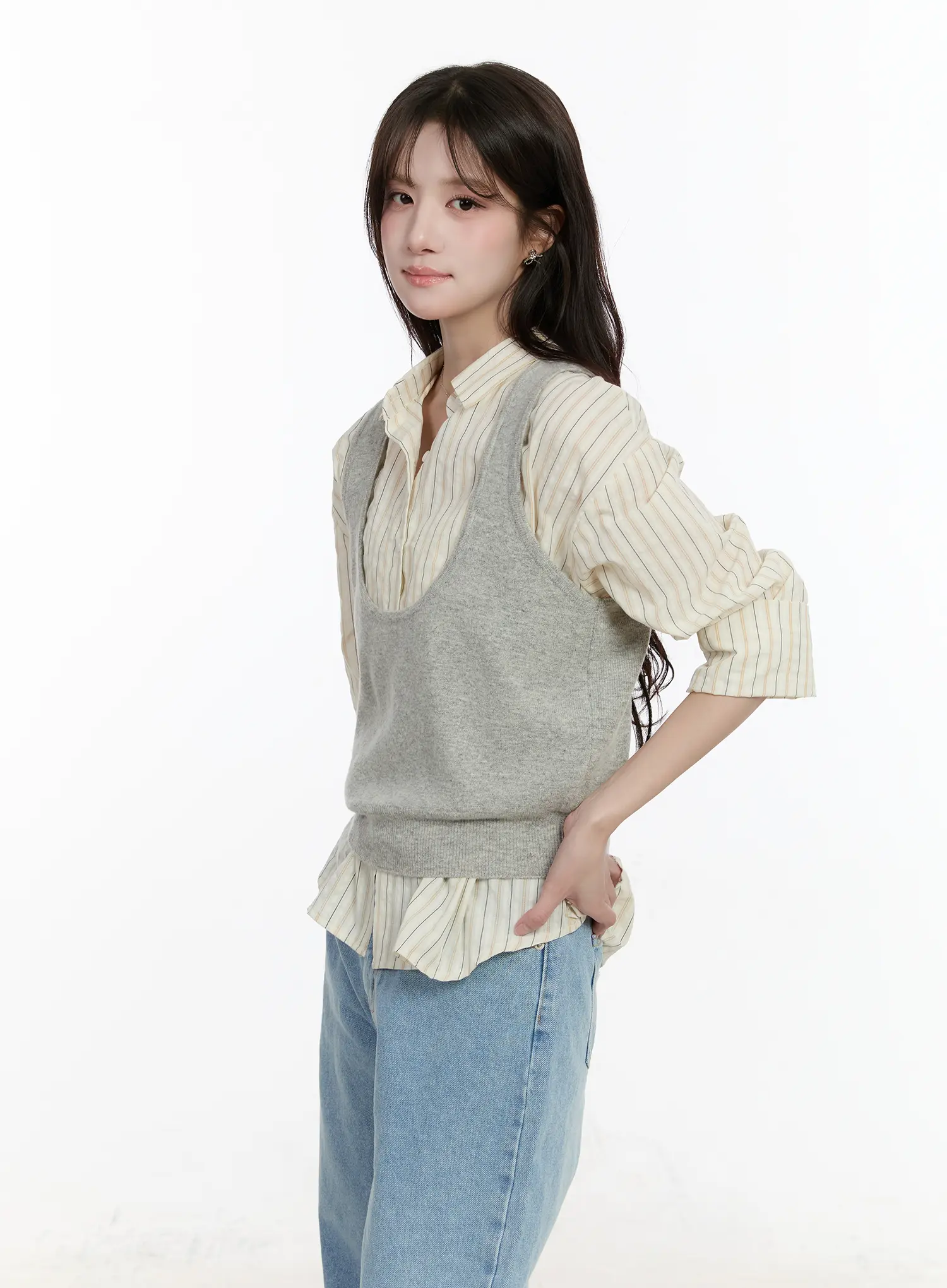 Cozy Knit Vest CM510 - Image 7