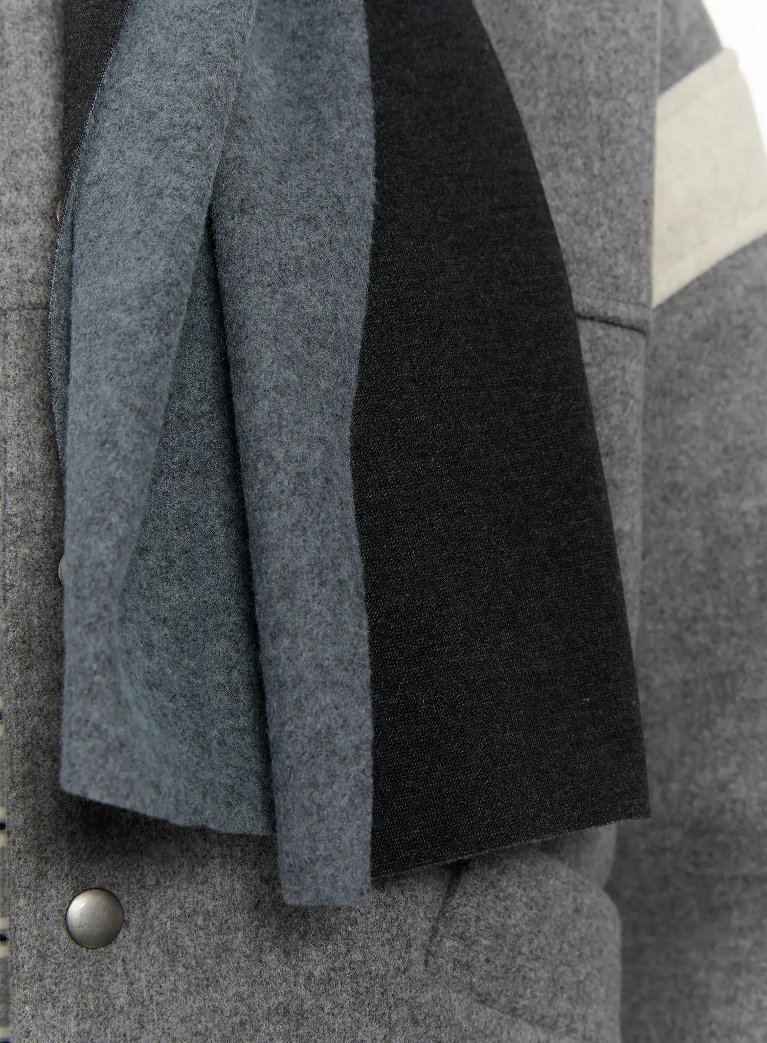 Cozy Two-Tone Scarf IN512 - Image 5