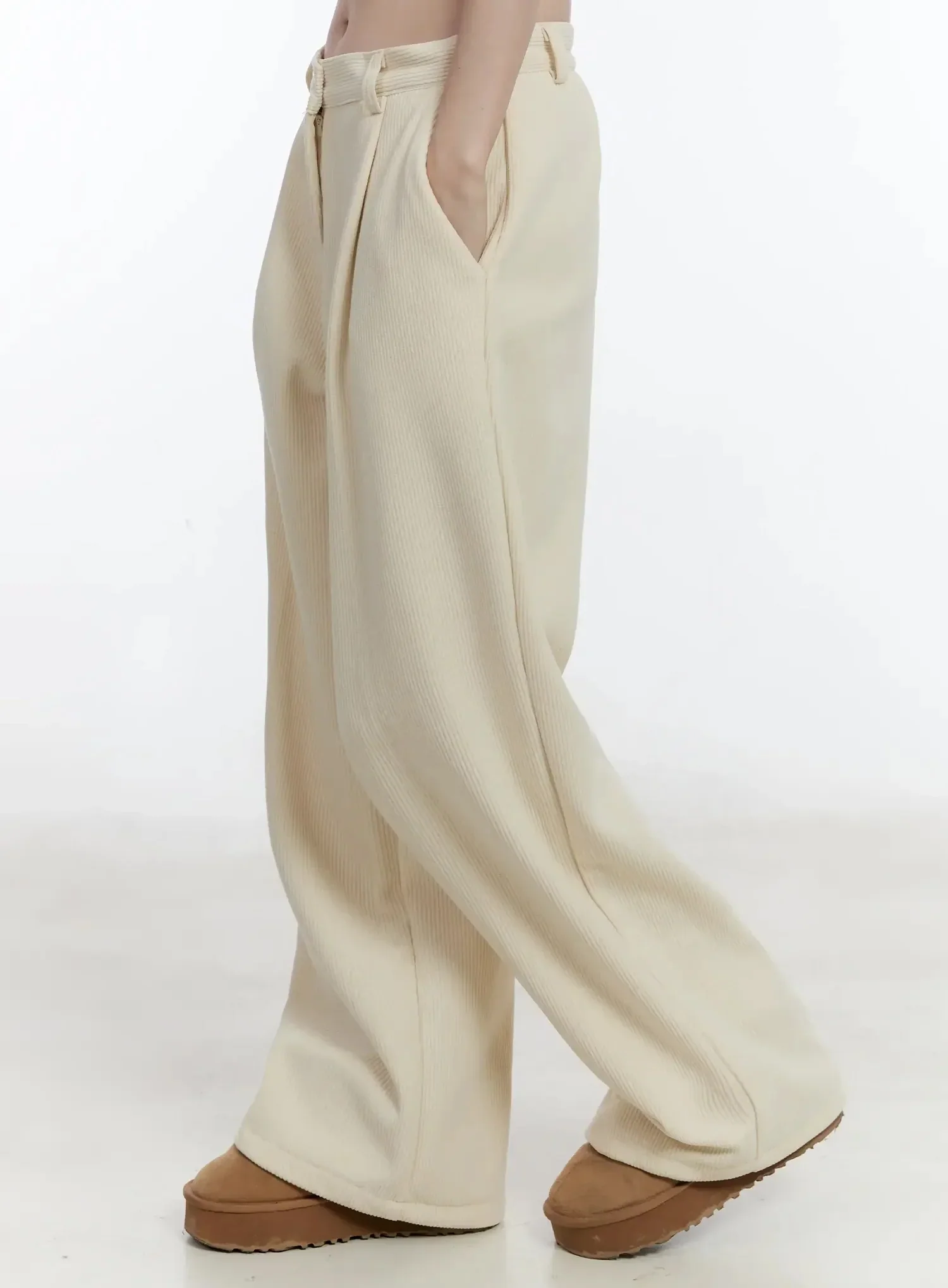 Cozy Wide-Leg Corduroy Pants ID526 - Image 10