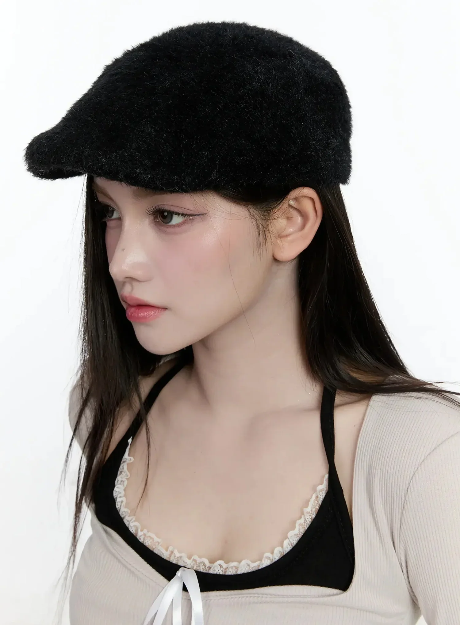 Cozy Woolen Flat Cap IO520