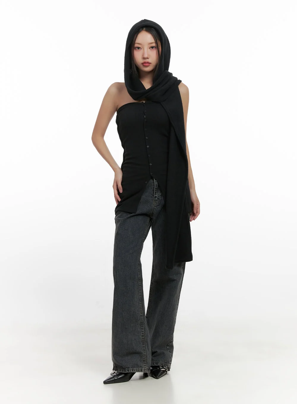 CozyHood Solid Scarf CN419 - Image 3
