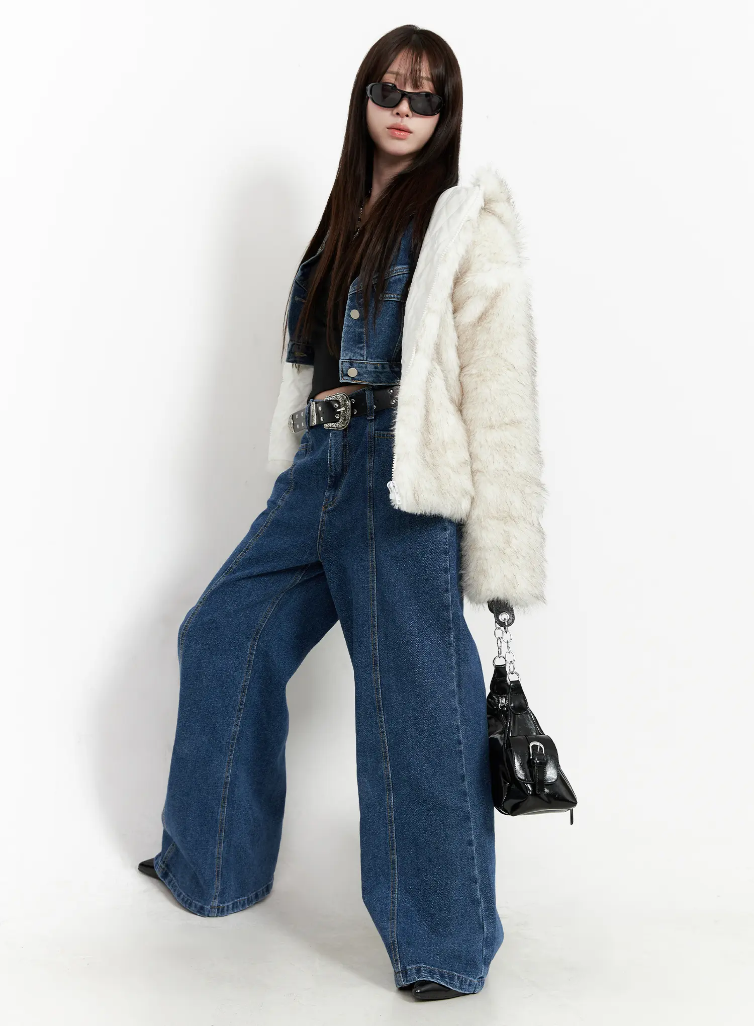 Cropped Denim Jacket CO521 - Image 8