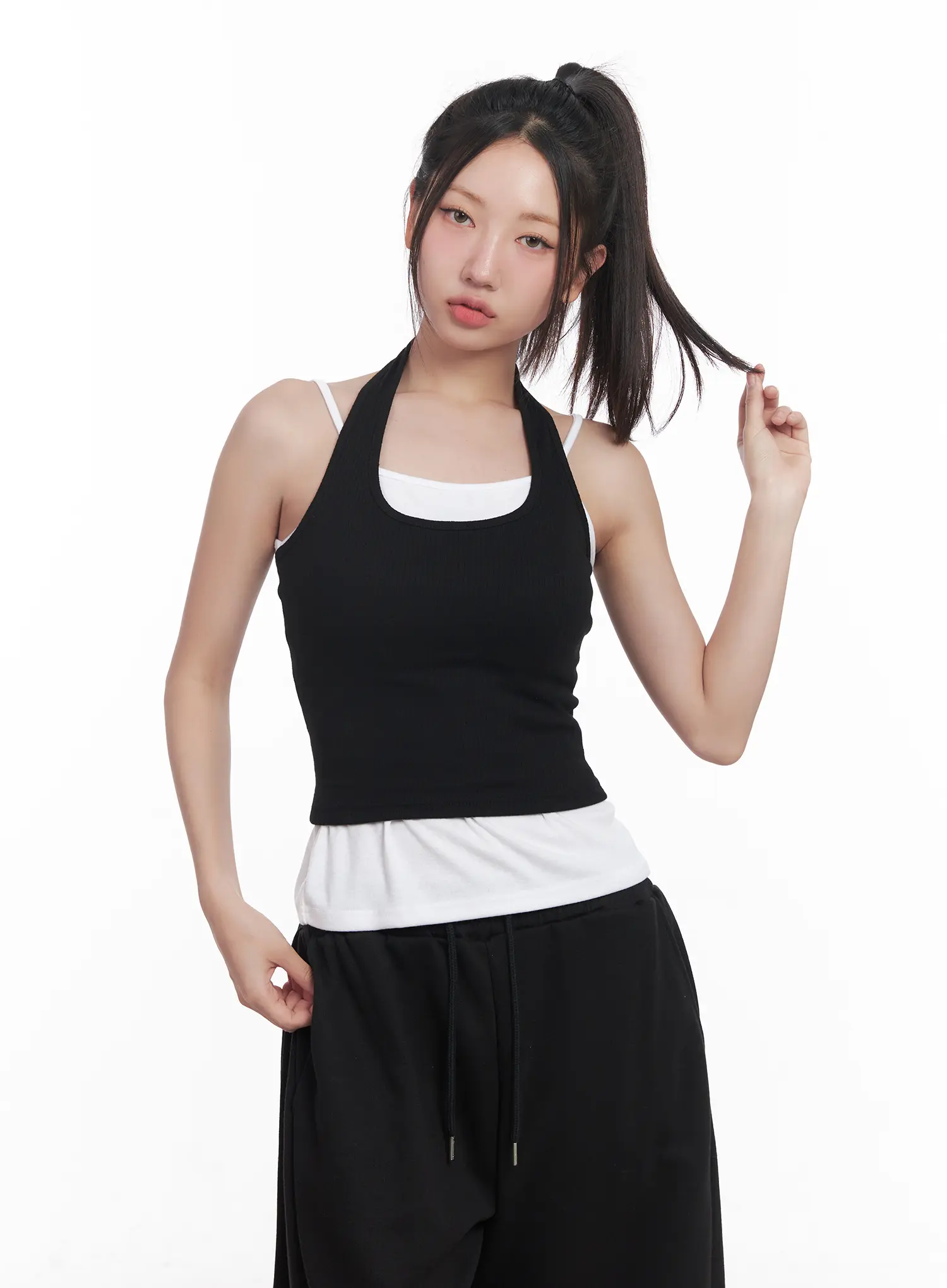 Cropped Halter Top CU517 - Image 10