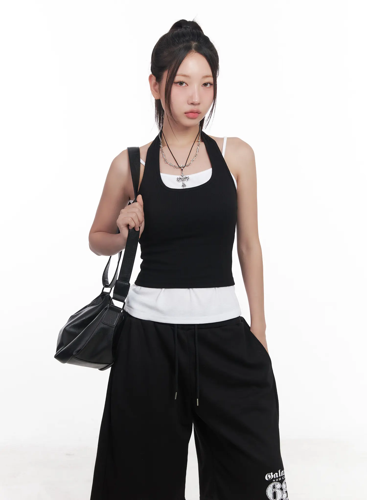 Cropped Halter Top CU517 - Image 6