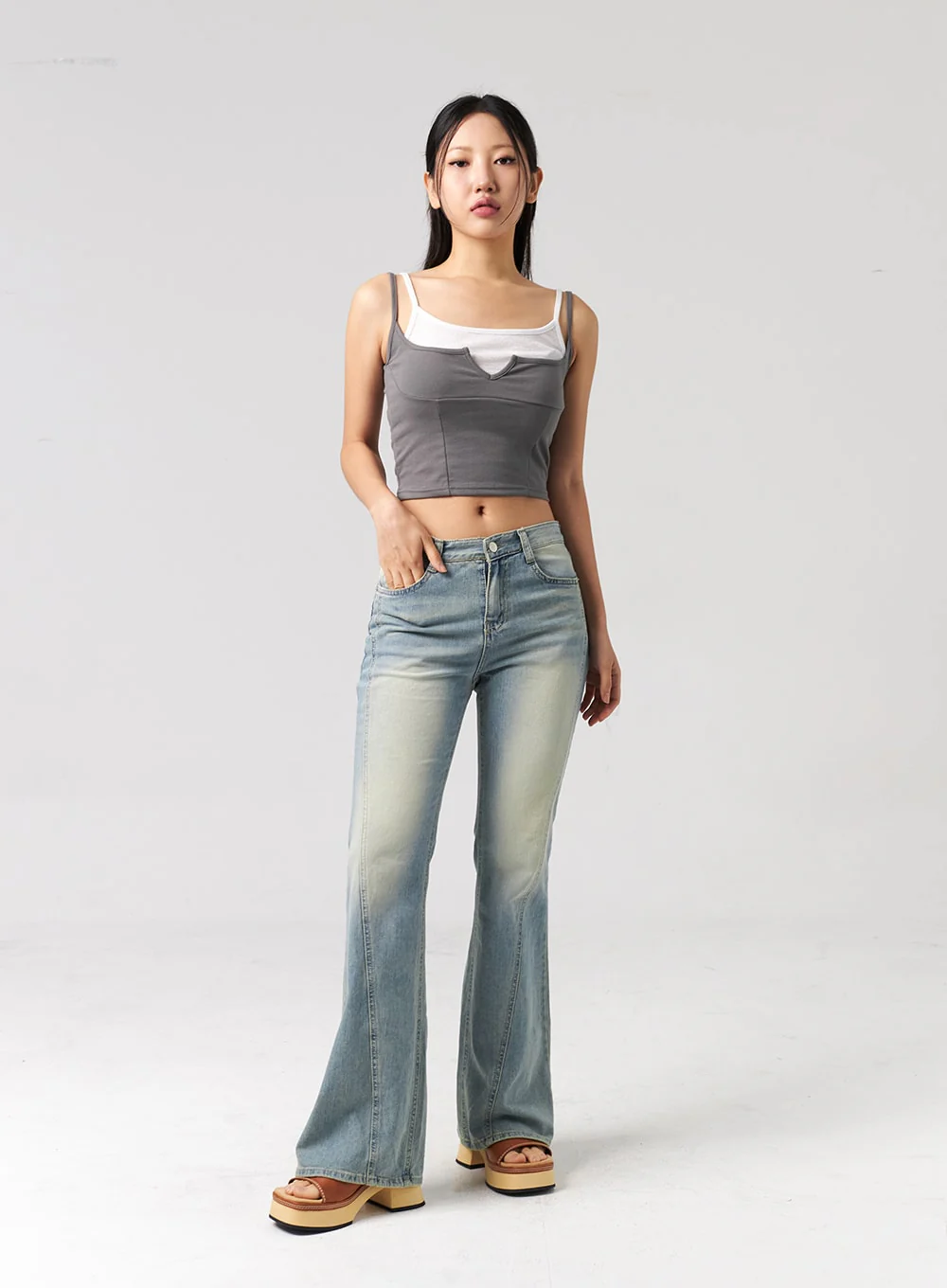 Cropped Layered Top CL311 - Image 4