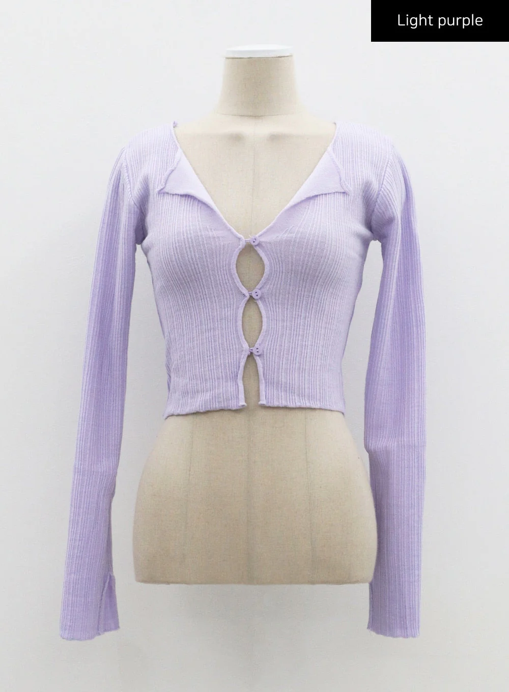 Cropped Long Sleeve Cardigan CF317 - Image 16