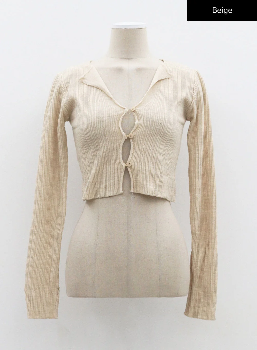 Cropped Long Sleeve Cardigan CF317 - Image 17