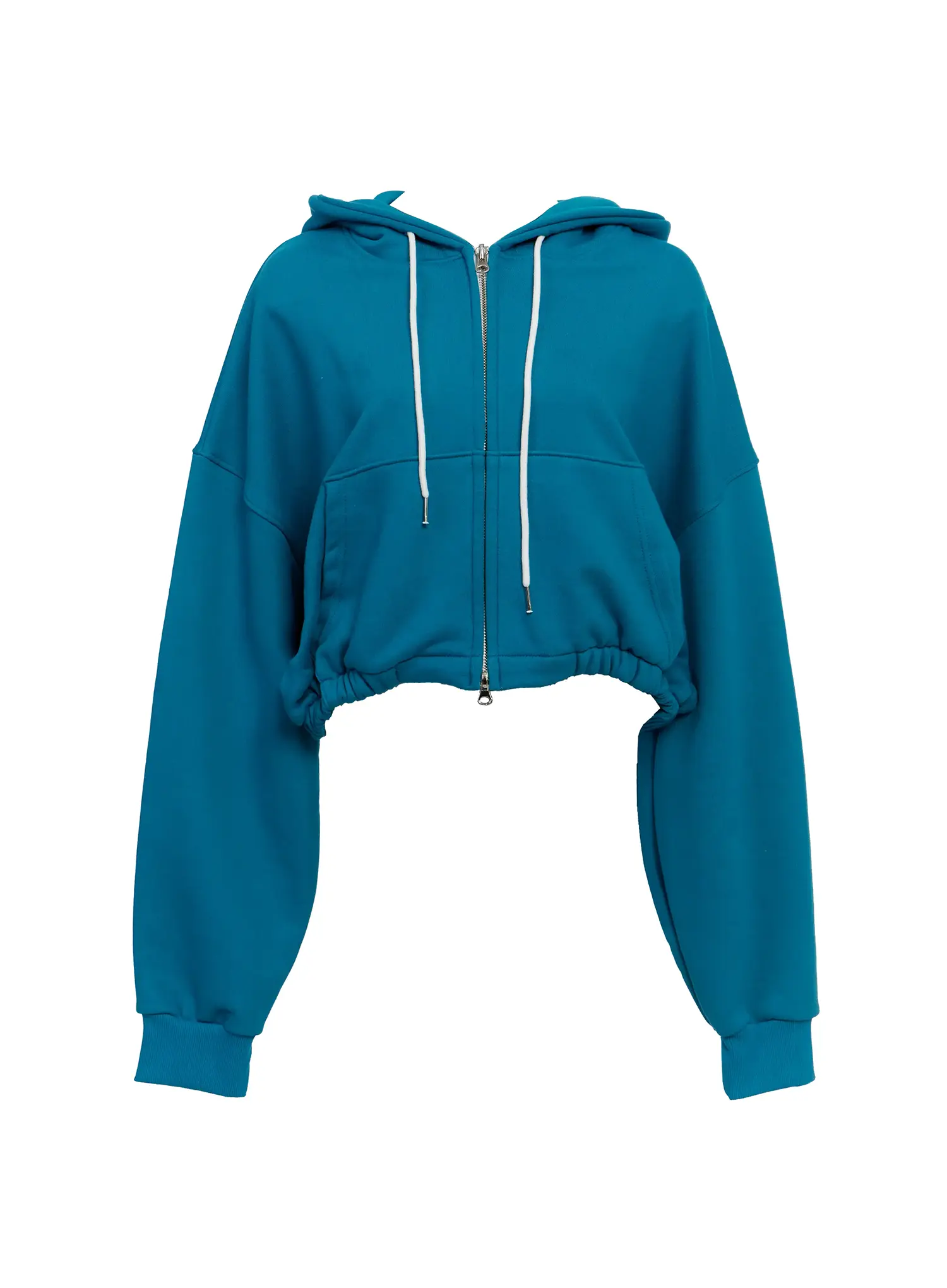 Cropped Zip-Up Hoodie IO517 - Image 20