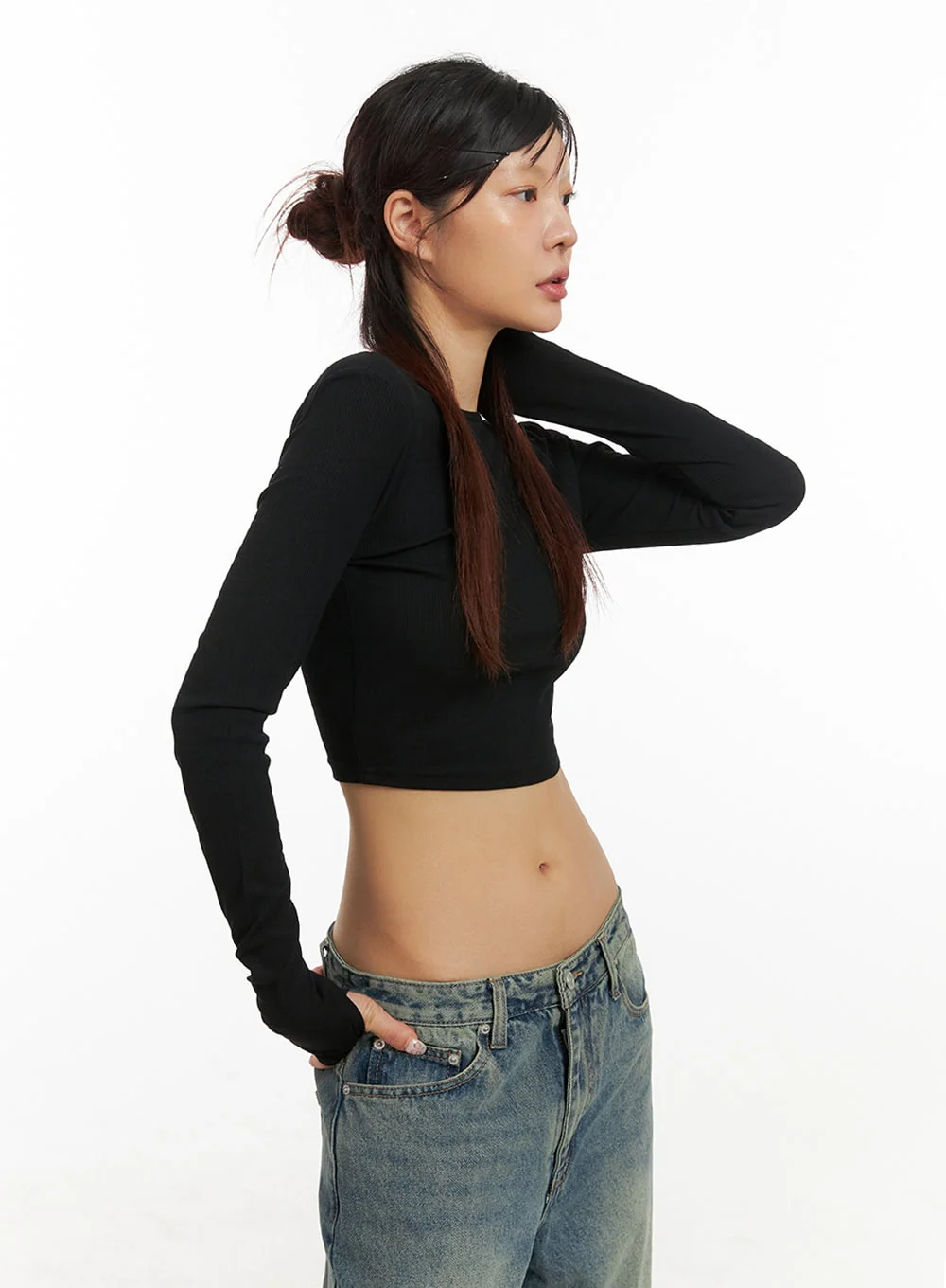Cross Back Slim Fit Top IY410 - Image 4