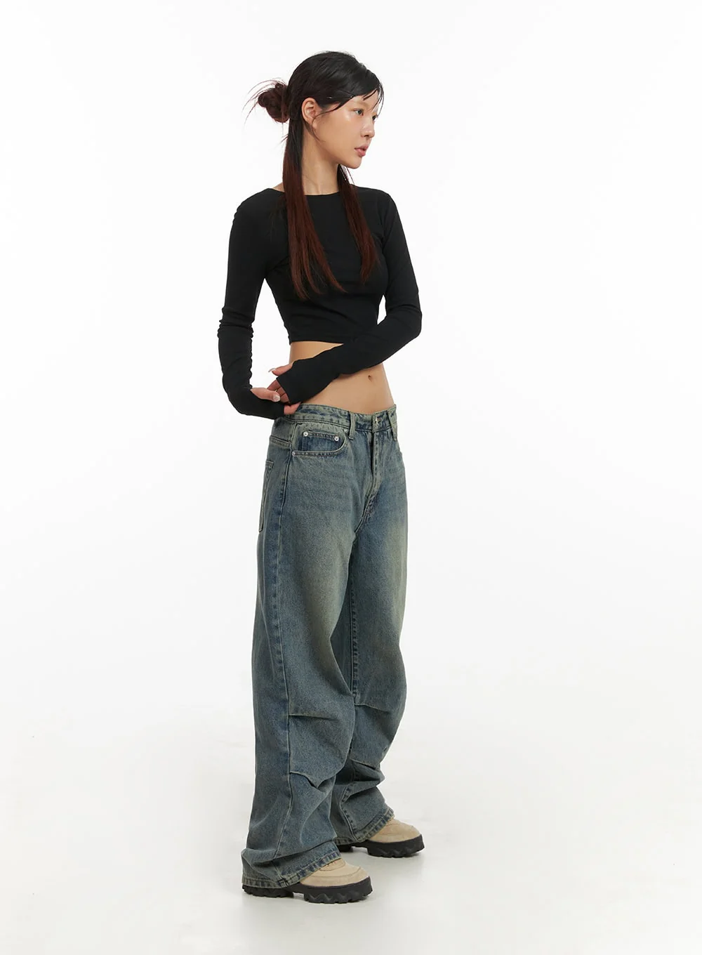 Cross Back Slim Fit Top IY410 - Image 5