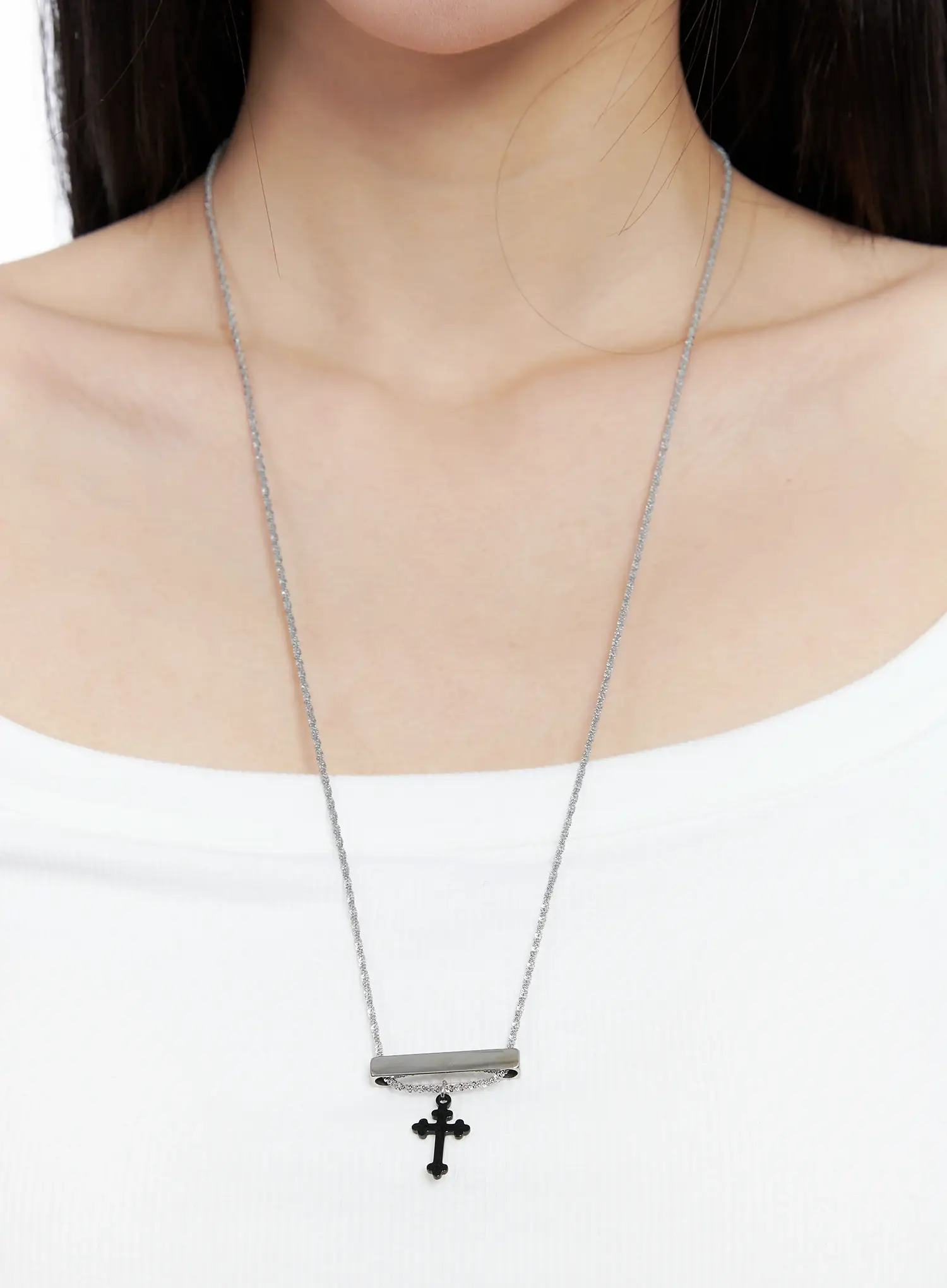 Cross Swing Necklace CO503 - Image 2