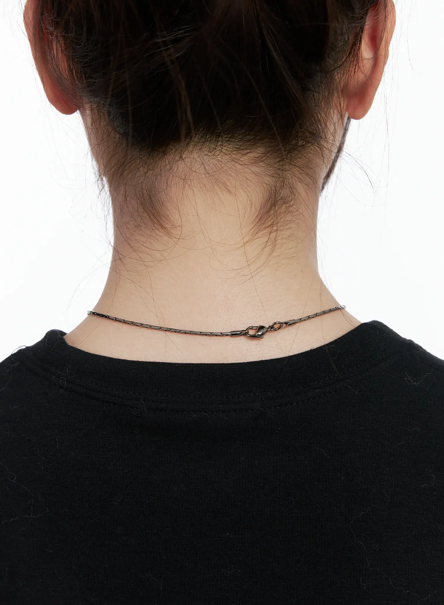 Cubic Cross Charm Necklace IN514 - Image 4