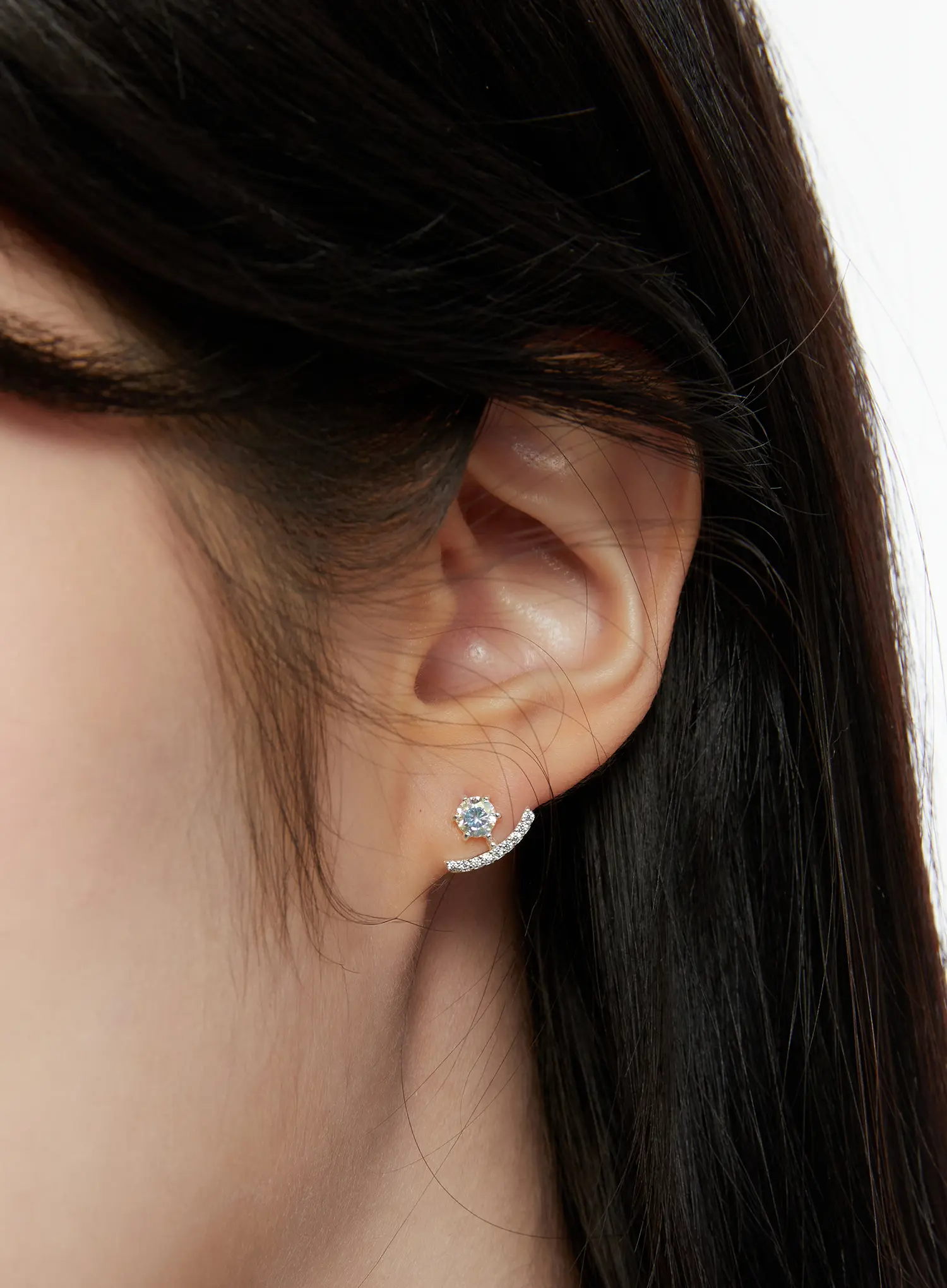 Curve Stud Earrings CD514