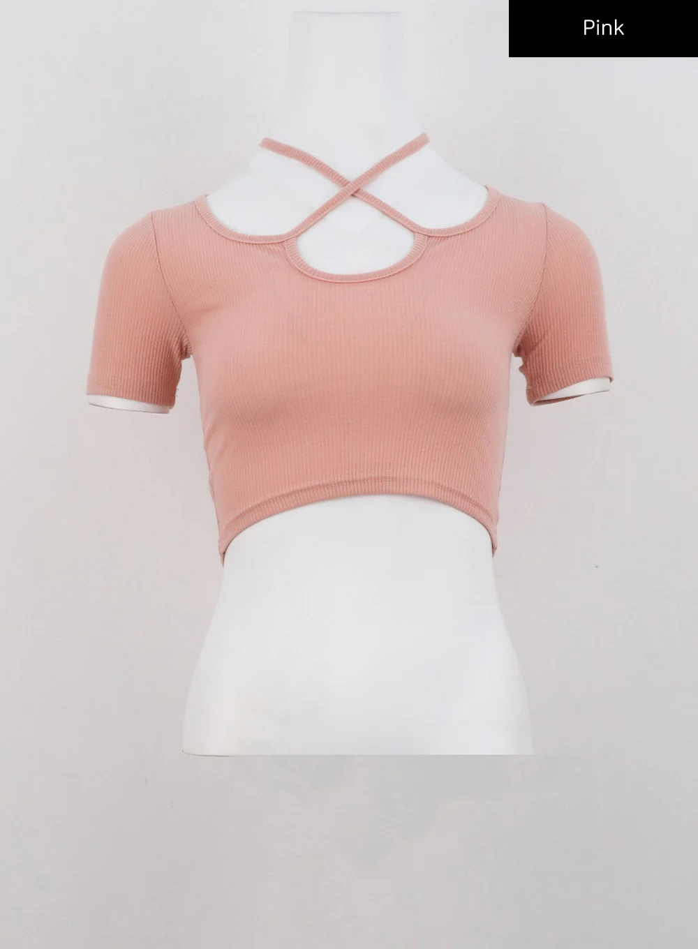 Cut Out Ribbed Tee CG302 - Image 16