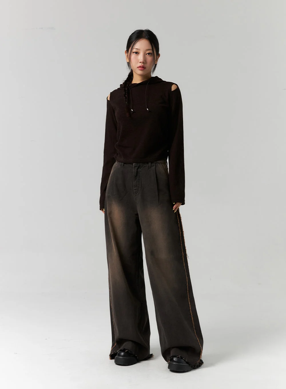 Cutout Hoodie CS312 - Image 7