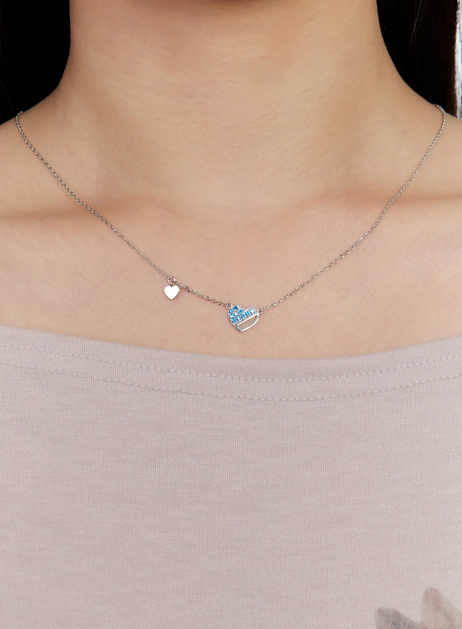 Dangling Cubic Necklace IS517 - Image 3