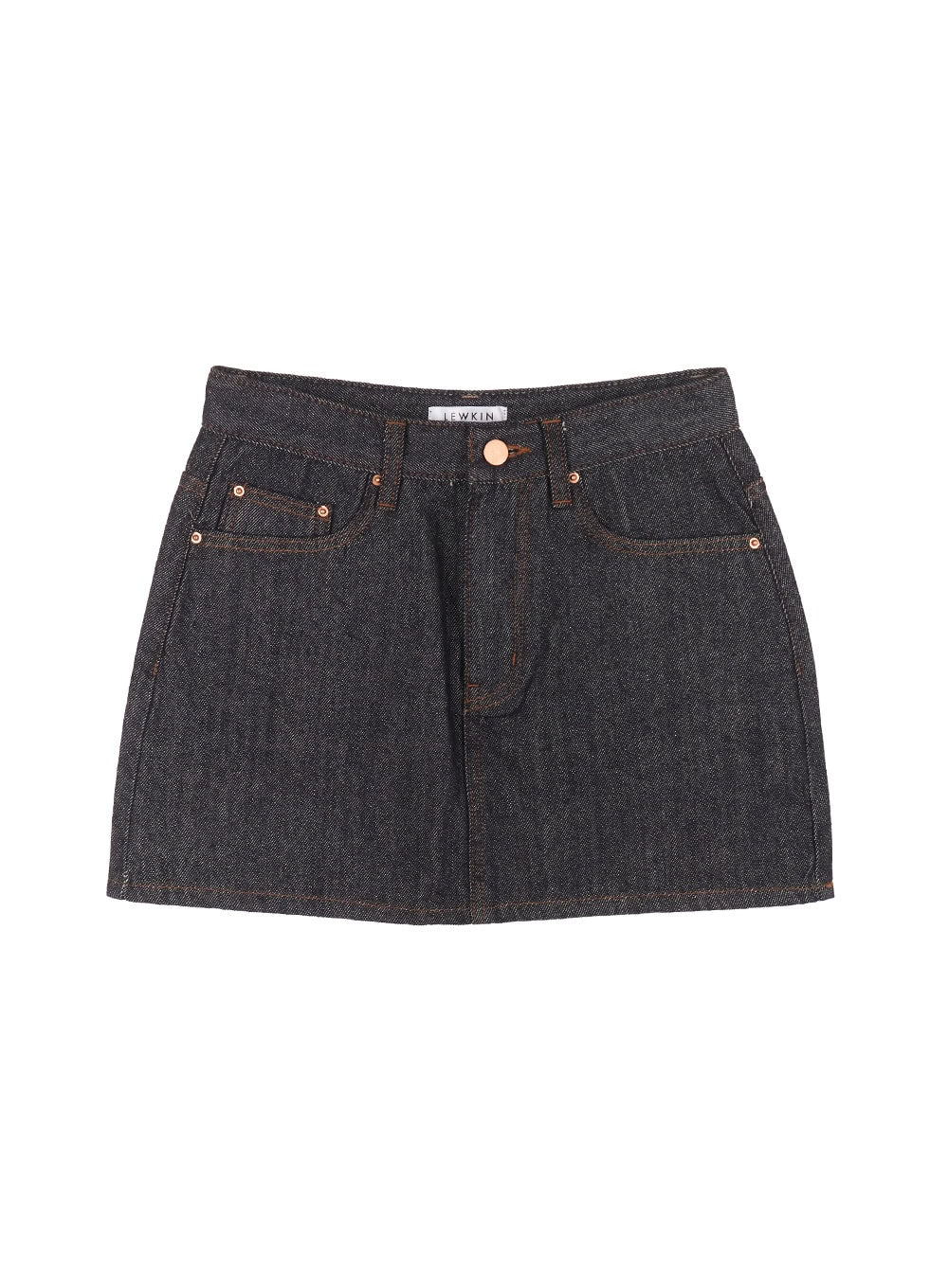 Dark Denim Mini Skirt IM528 - Image 15