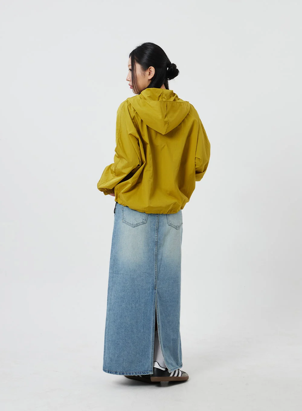 Denim Maxi Skirt CF324 - Image 12