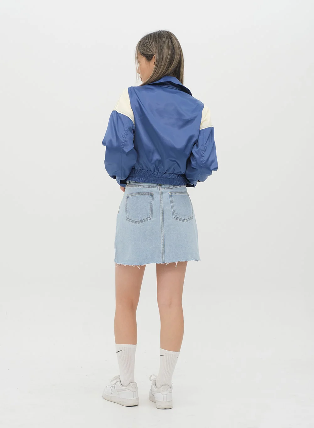 Denim Mini Skirt J28 - Image 13