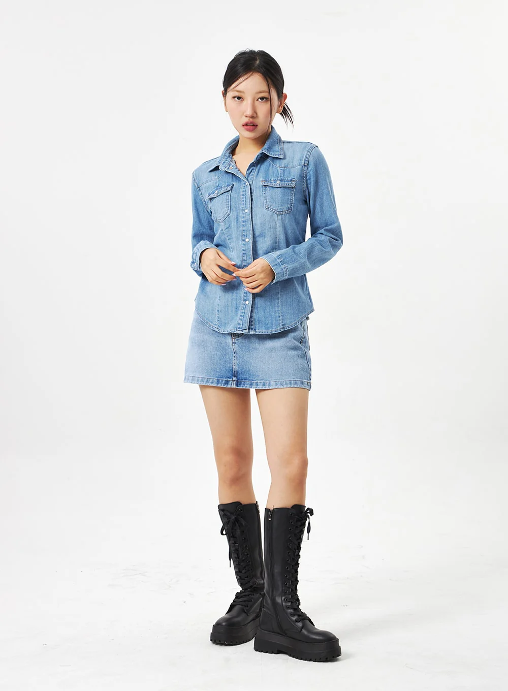 Denim Shirt CA317 - Image 3