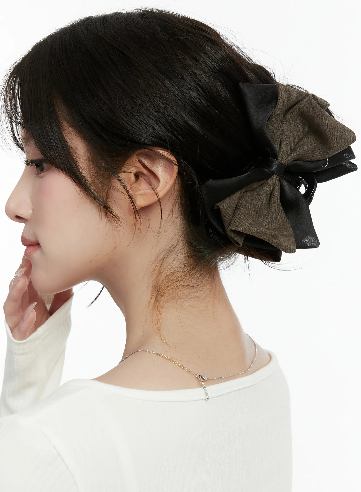 Double Bow Claw Clip CD514 - Image 2