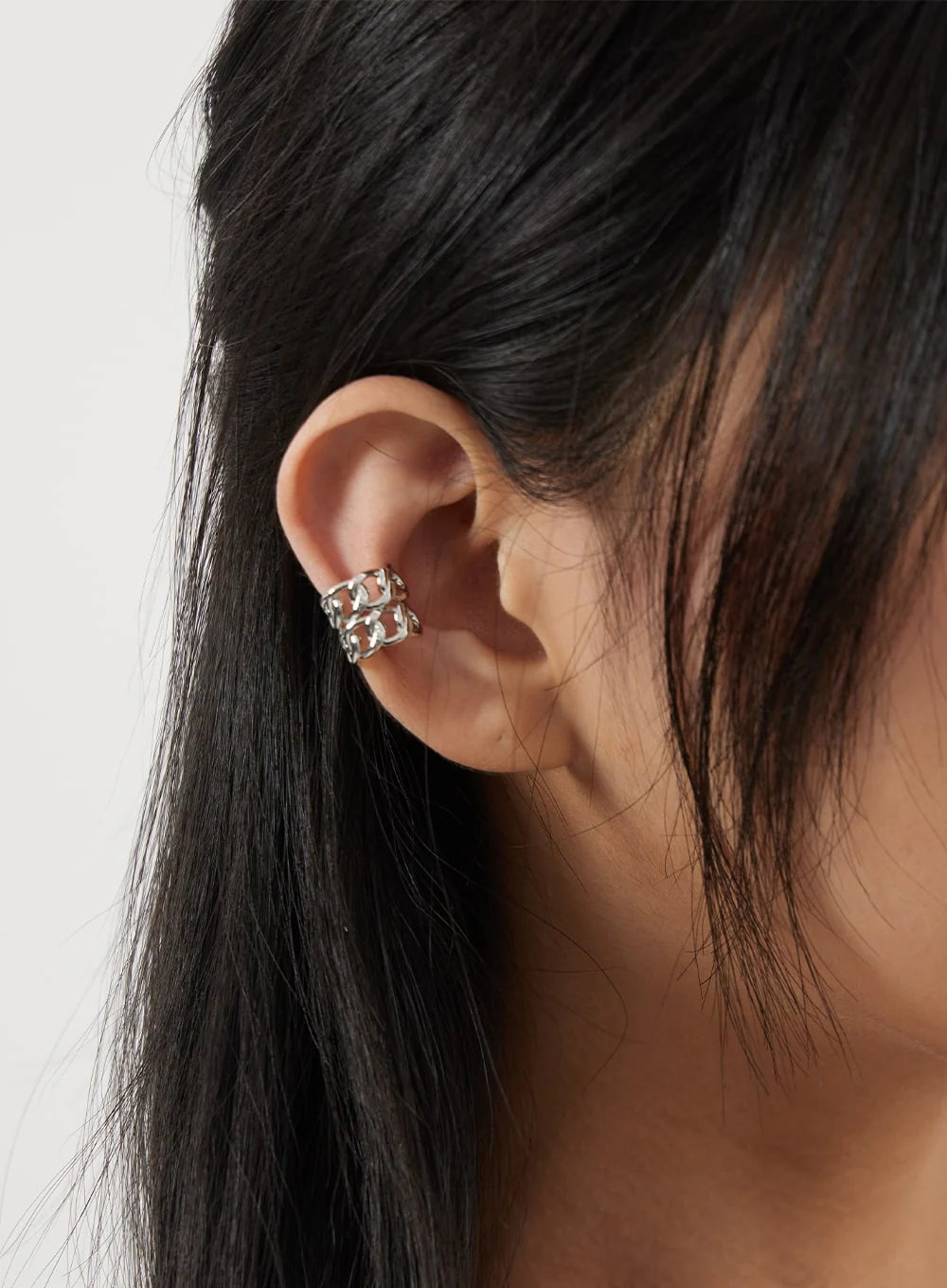 Double Chain Ear Cuff BJ320 - Image 2