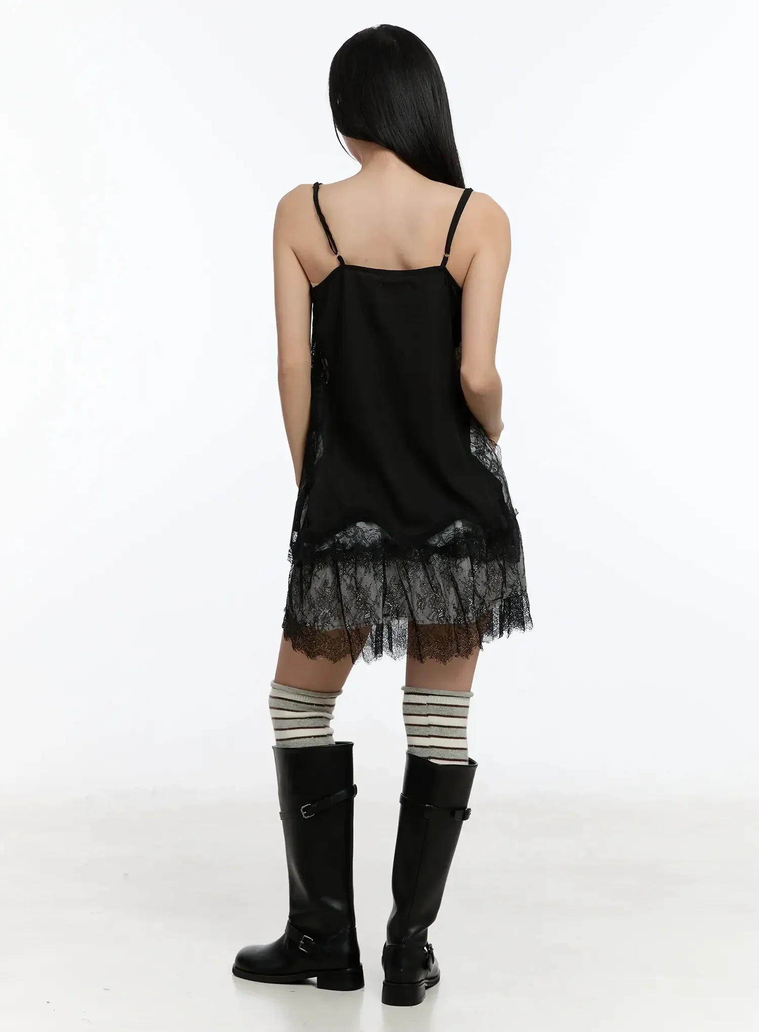 Double-Color Lace Skirt IM509 - Image 9