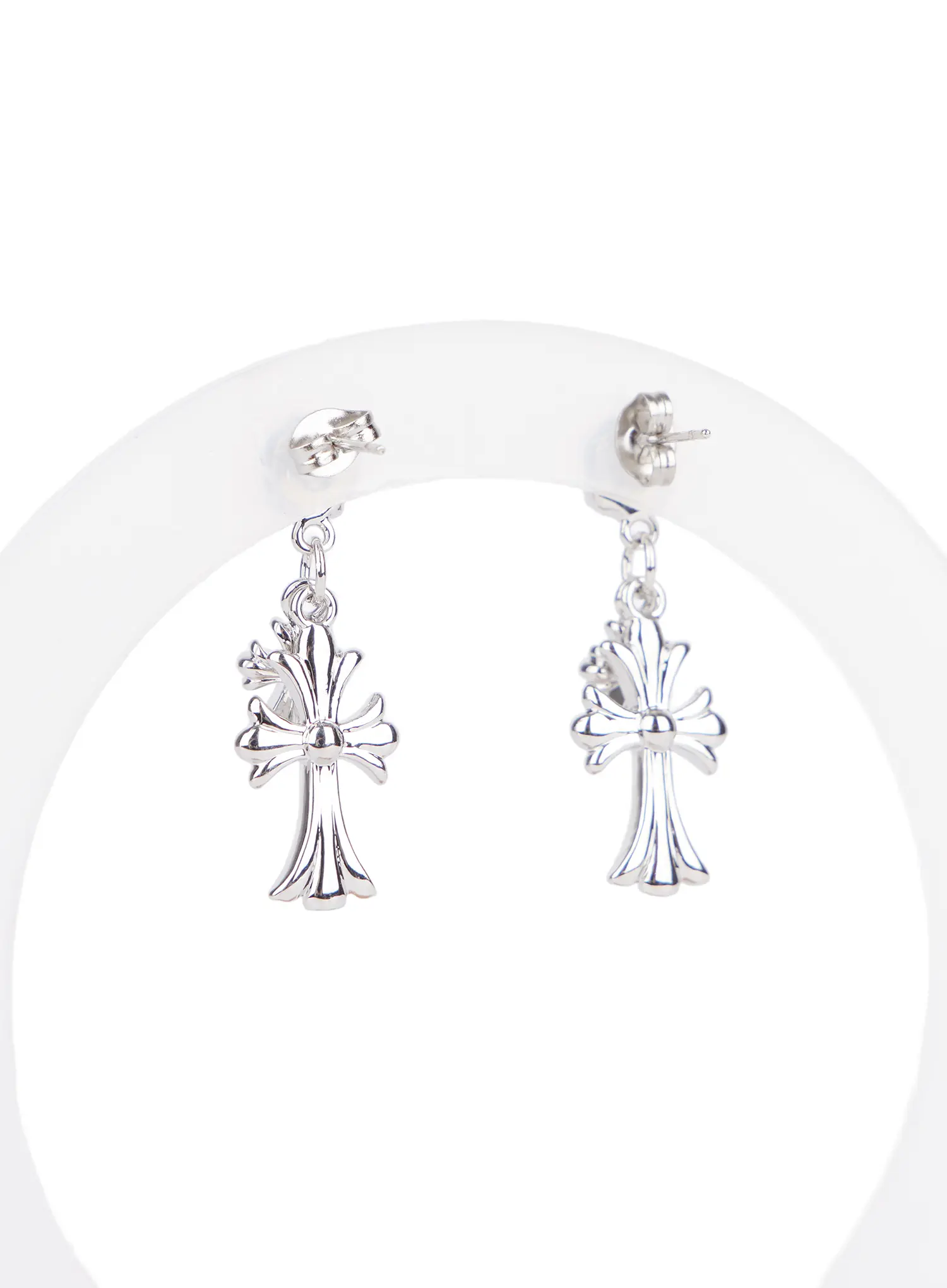 Double Cross Earrings CJ523 - Image 4