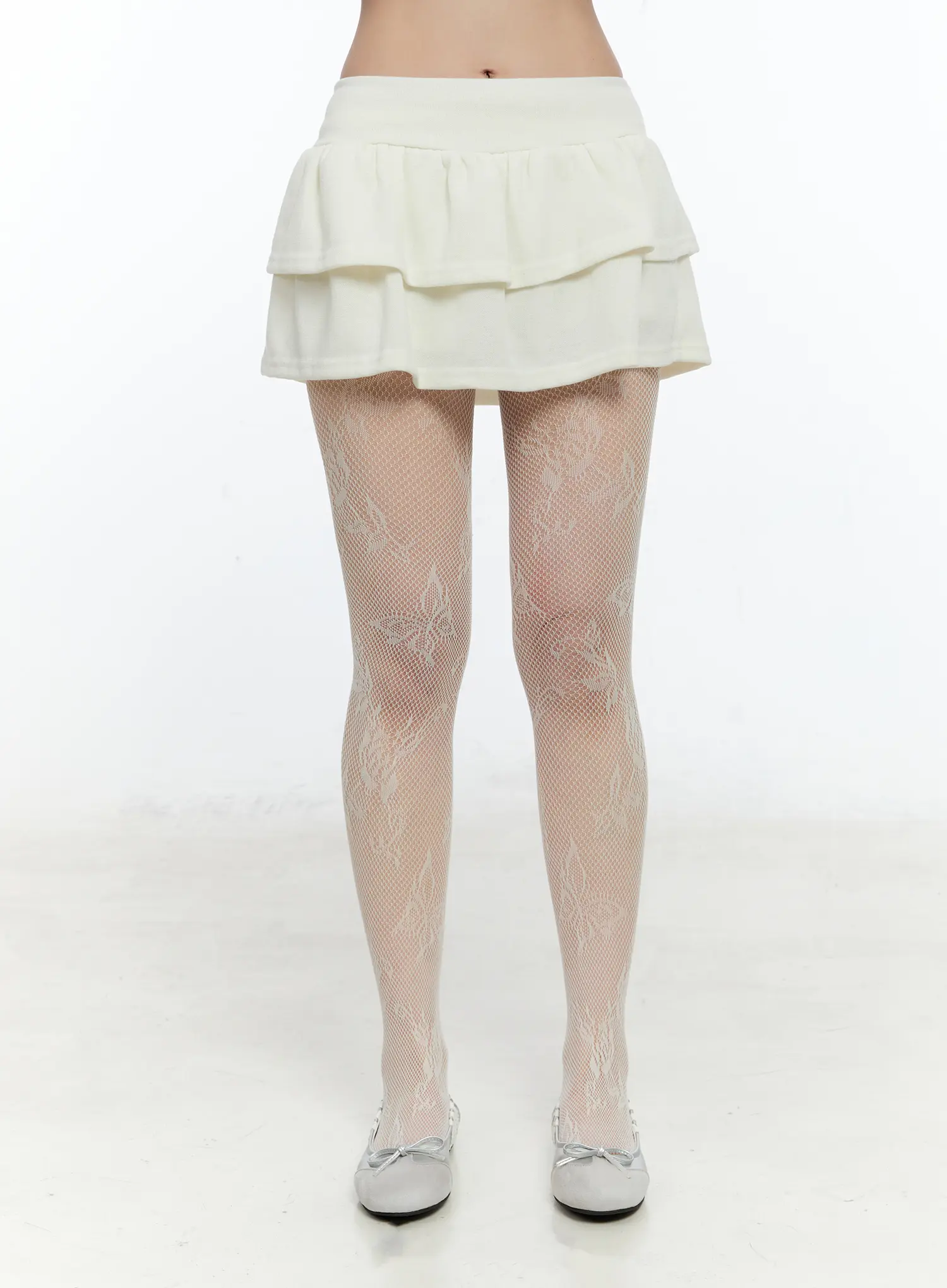 Double Layer Pleated Mini Skirt CN517 - Image 10