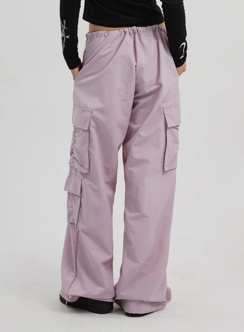 Drawstring Cargo Baggy Pants CF313 - Image 6