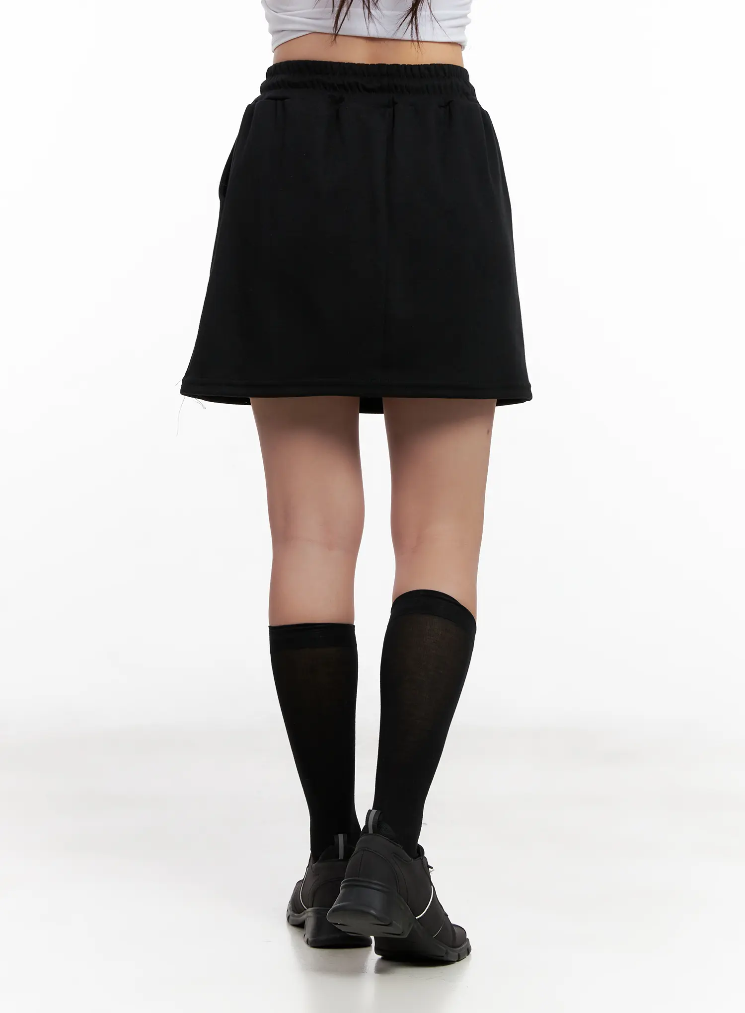 Drawstring Sweat Skirt CL518 - Image 4