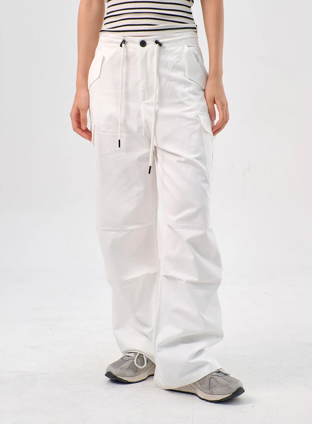 Drawstring Wide Pants IL310 - Image 7