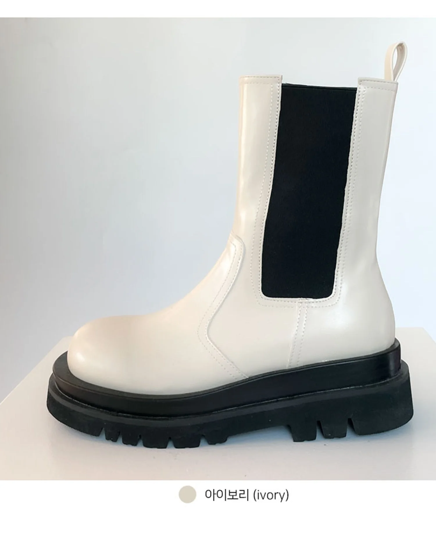 Elastic Gusset Ankle Zipper Boots CJ305 - Image 5