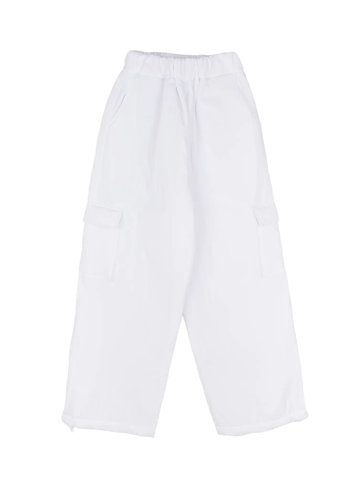 Elastic Waist Wide Cargo Trousers CJ512 - Image 13