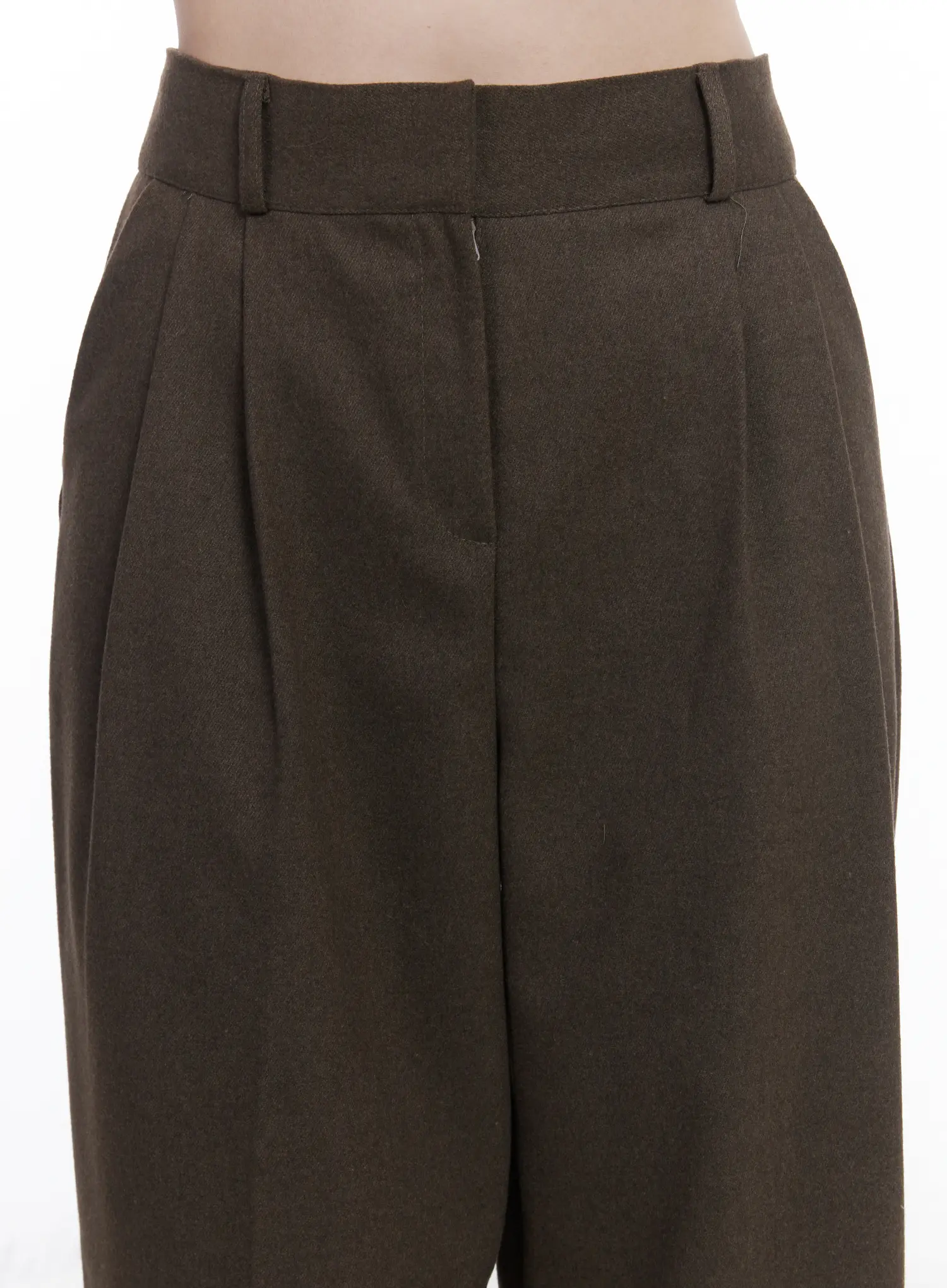 Elastic Waistband Wide-Leg Trousers CJ506 - Image 8