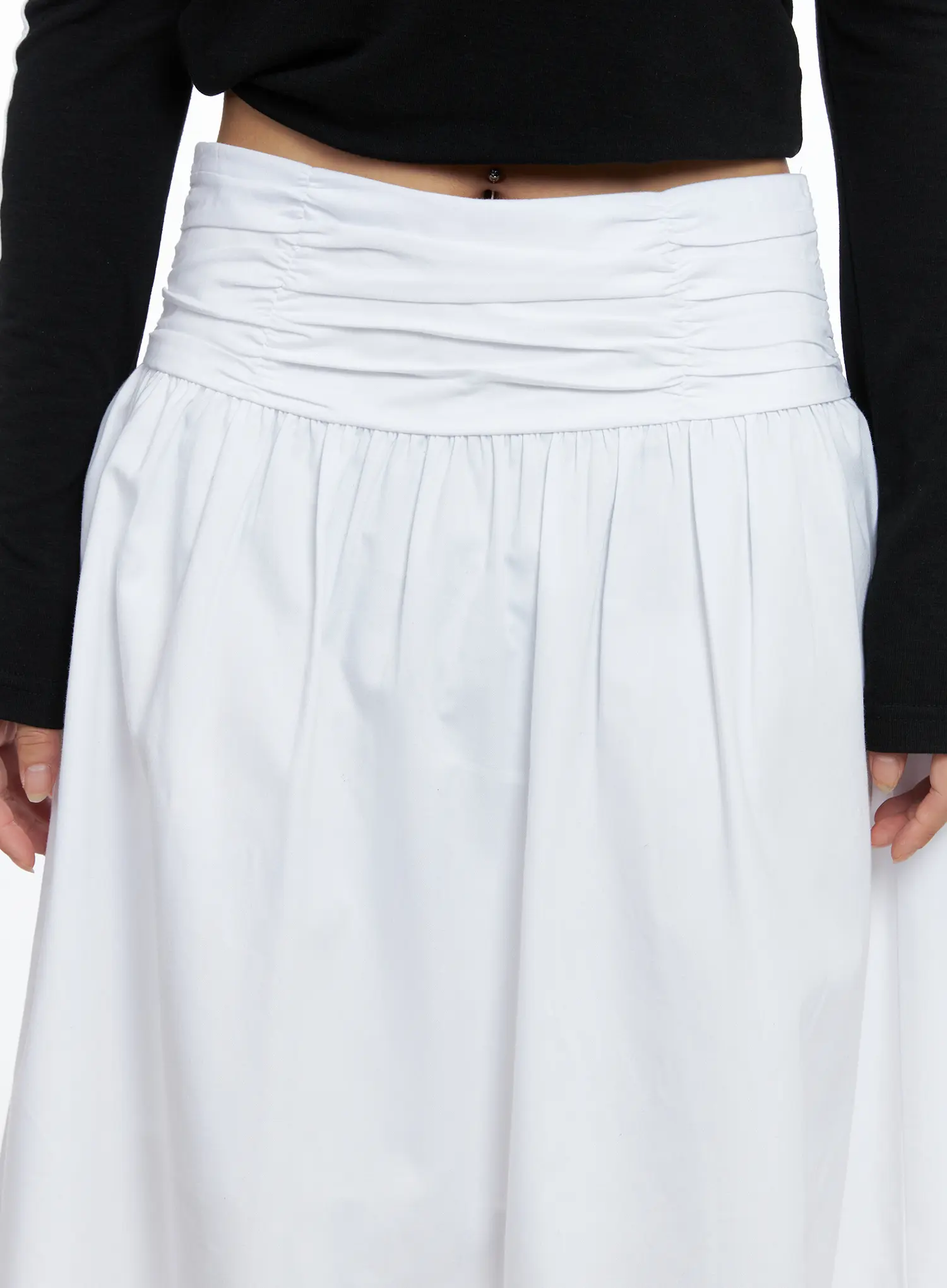 Elegant Flare Long Skirt CS504 - Image 8