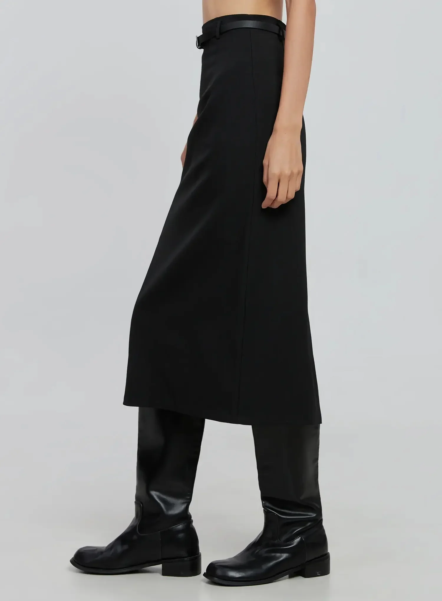 Elegant Midi Belted Skirt IO530 - Image 12