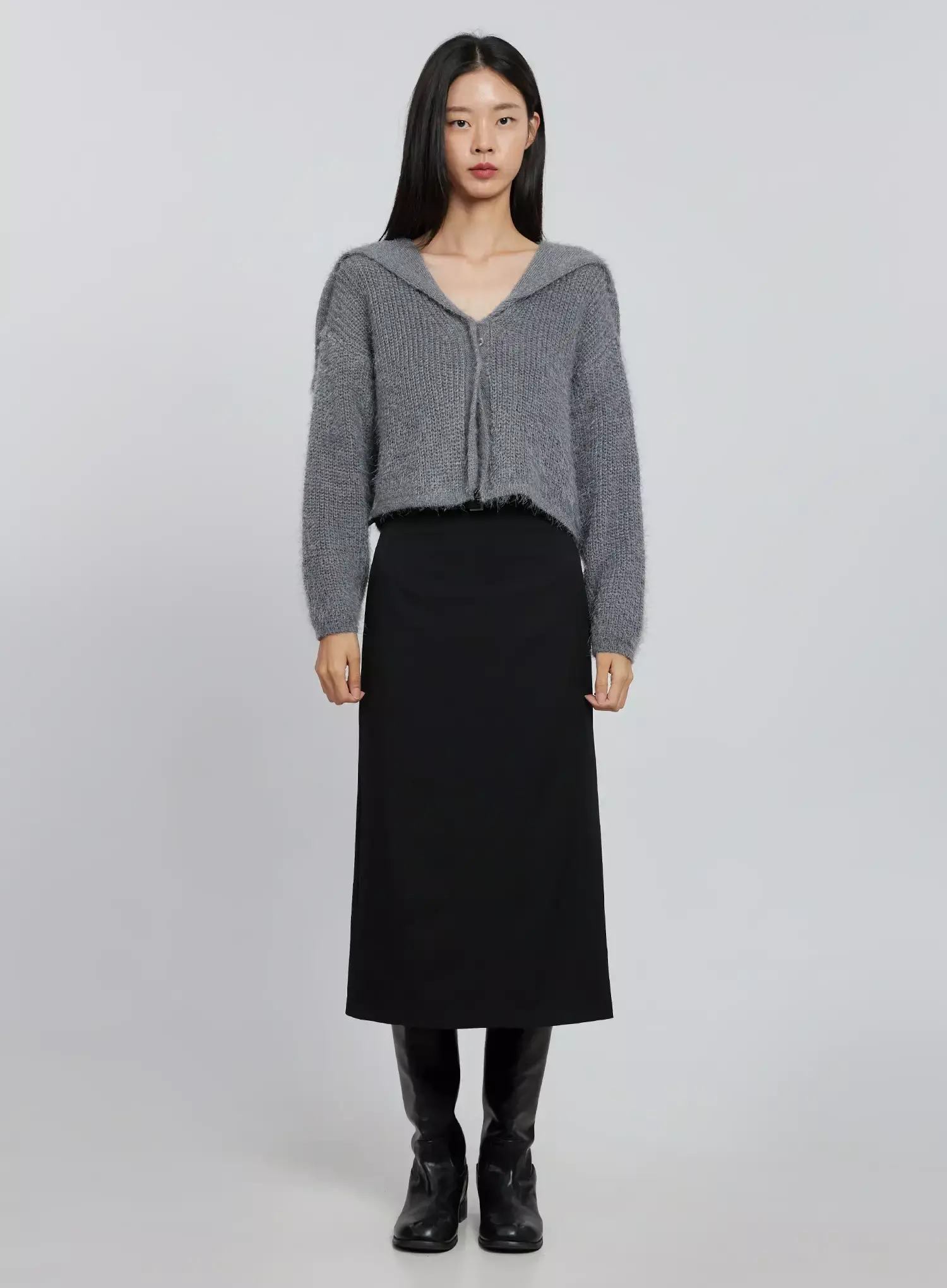 Elegant Midi Belted Skirt IO530 - Image 6