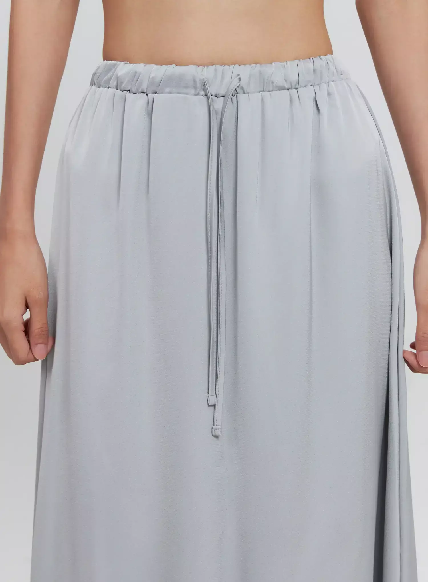 Elegant Satin Maxi Skirt IS516 - Image 4