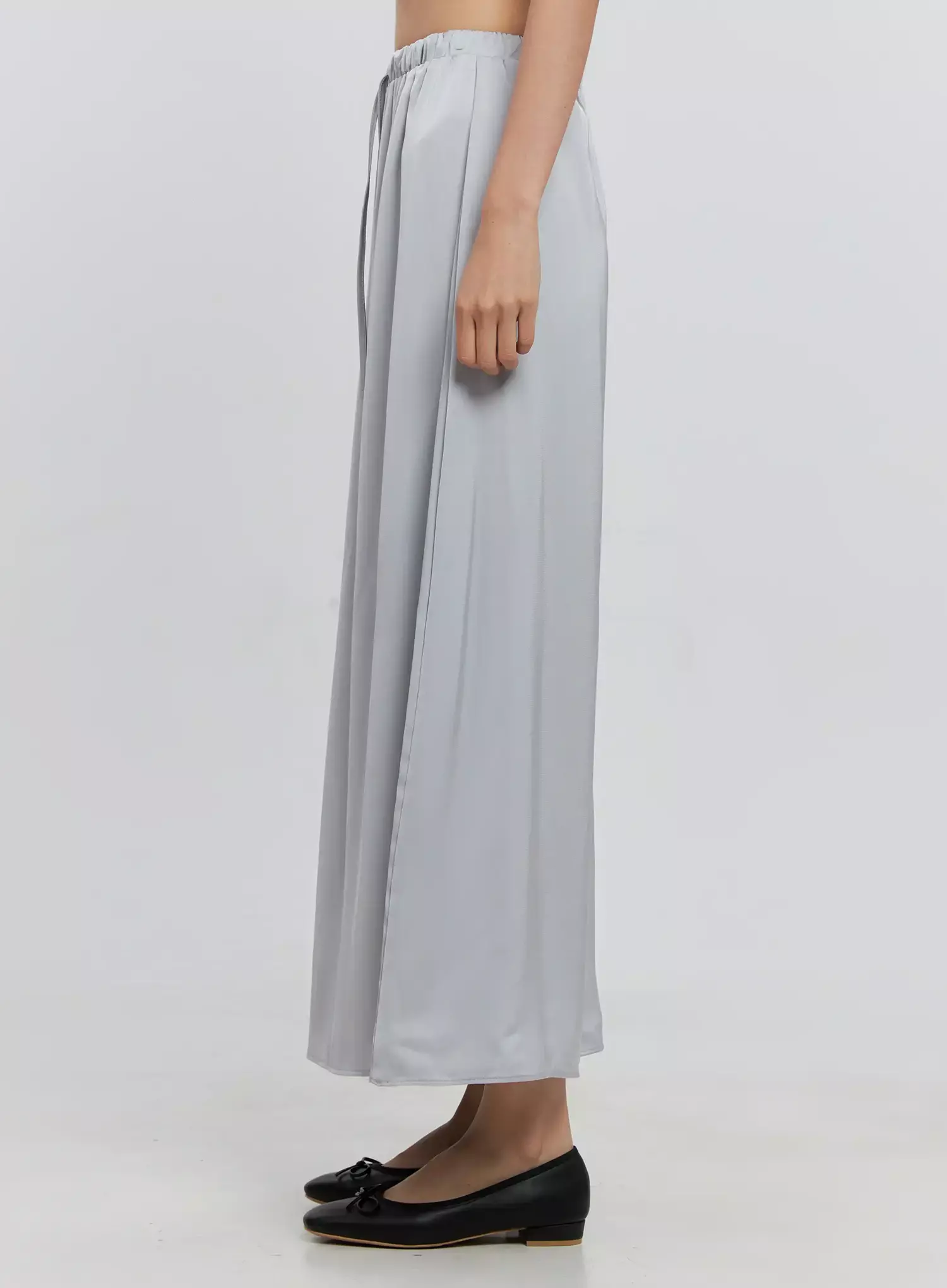 Elegant Satin Maxi Skirt IS516 - Image 7