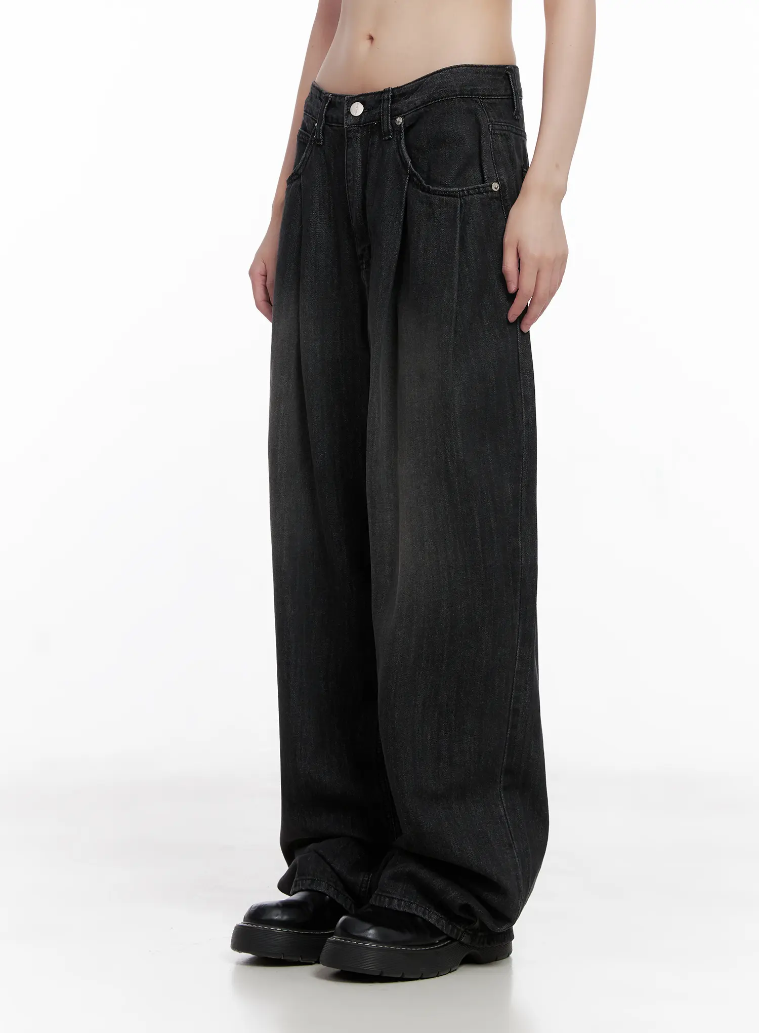 Elen Pintuck Baggy Jeans CG519 - Image 7