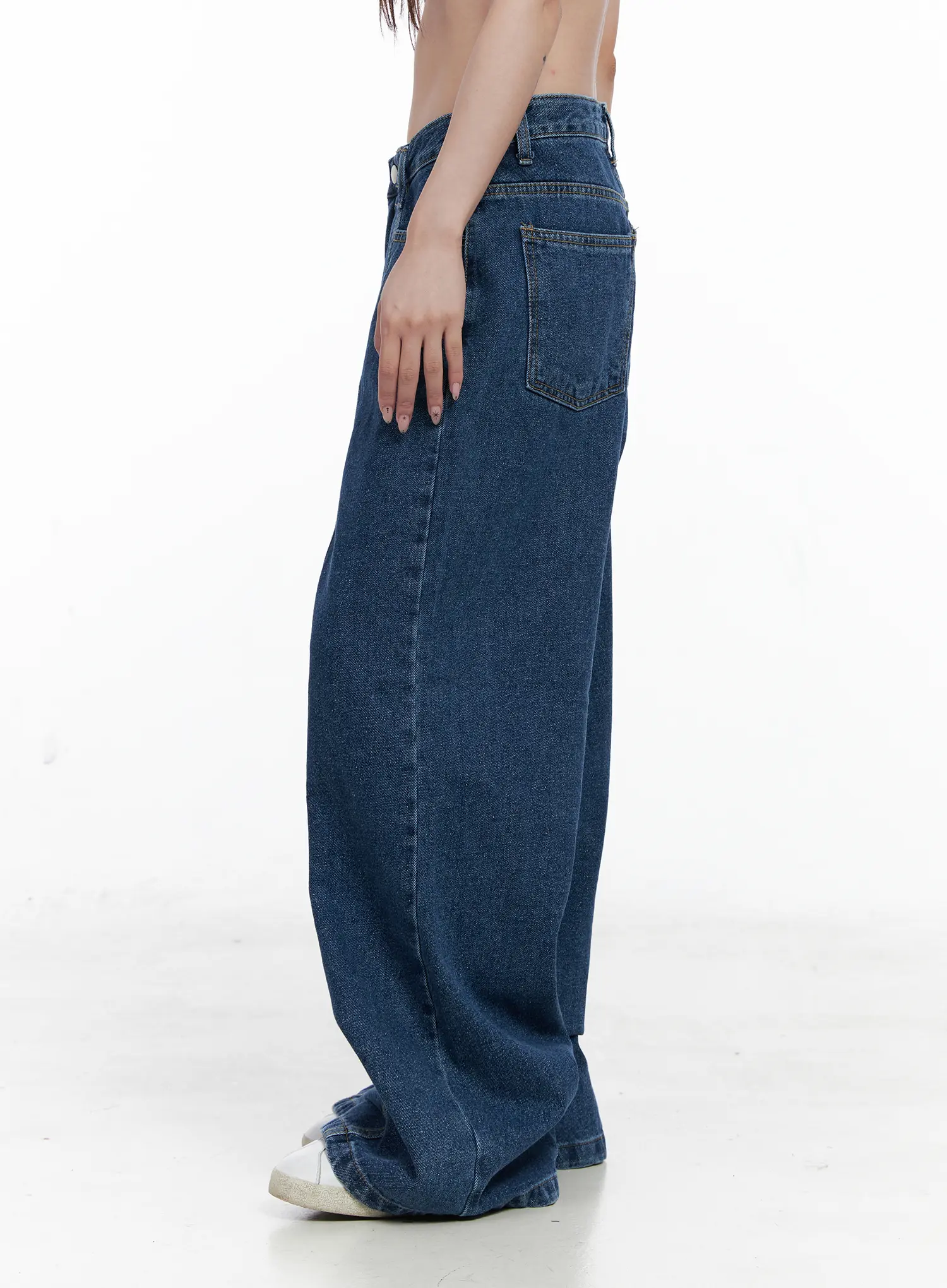 Eliza Seam Detail Relaxed Bootcut Jeans CO521 - Image 6