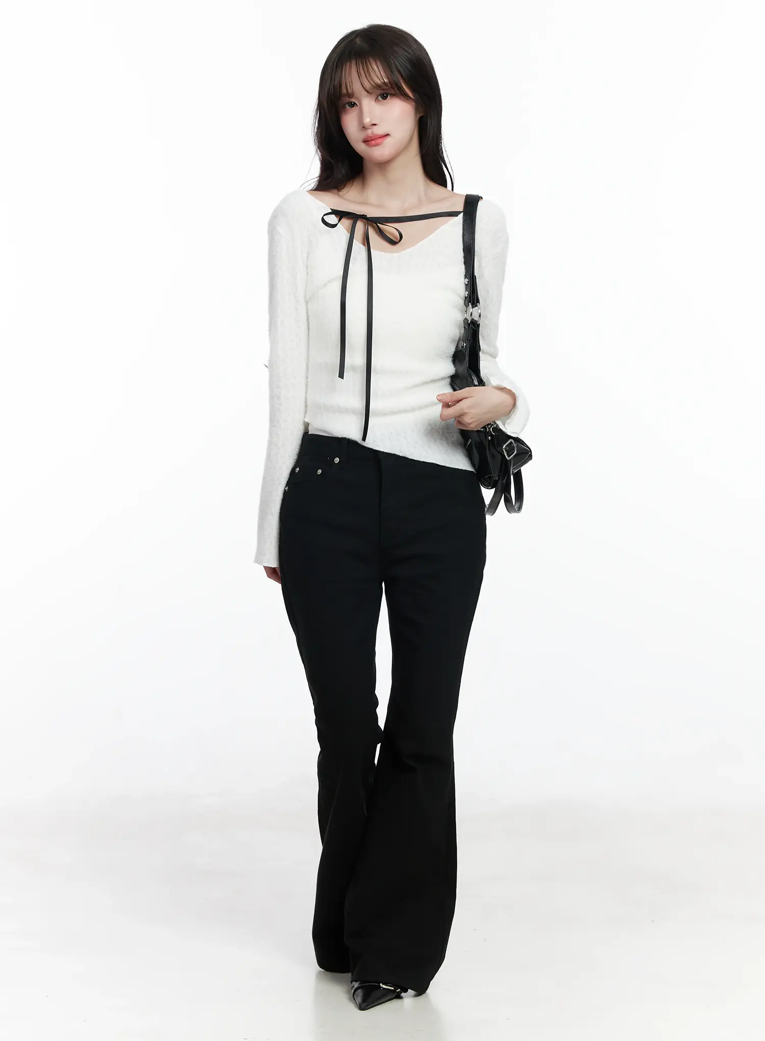 Ellis High-Waist Bootcut Jeans IJ529 - Image 10